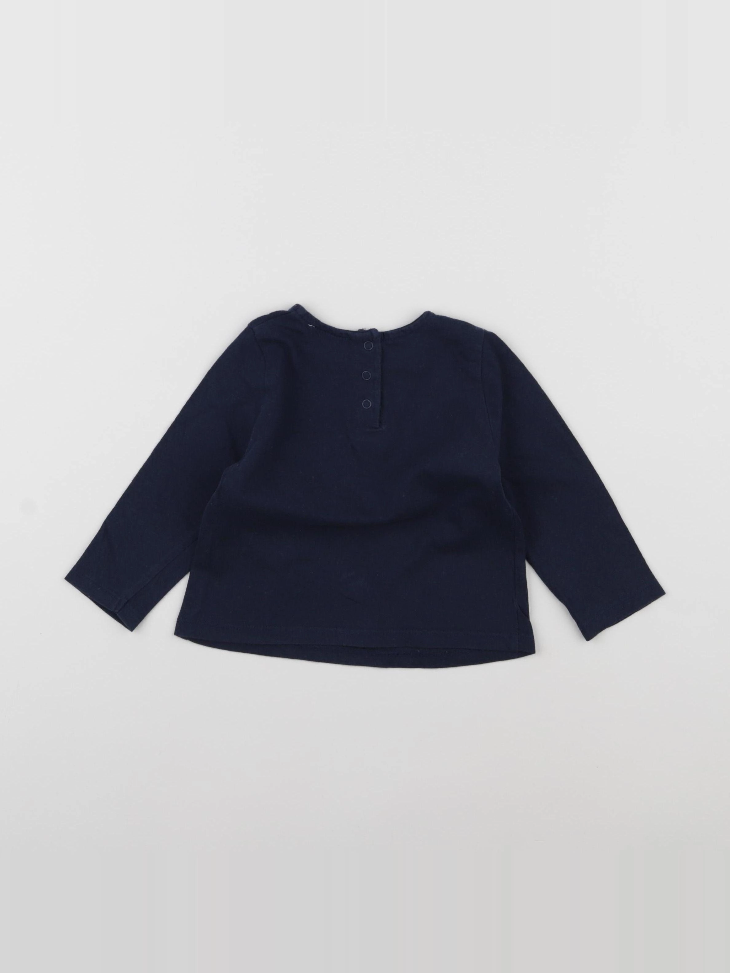 Tape à l'oeil - tee-shirt bleu - 12 mois