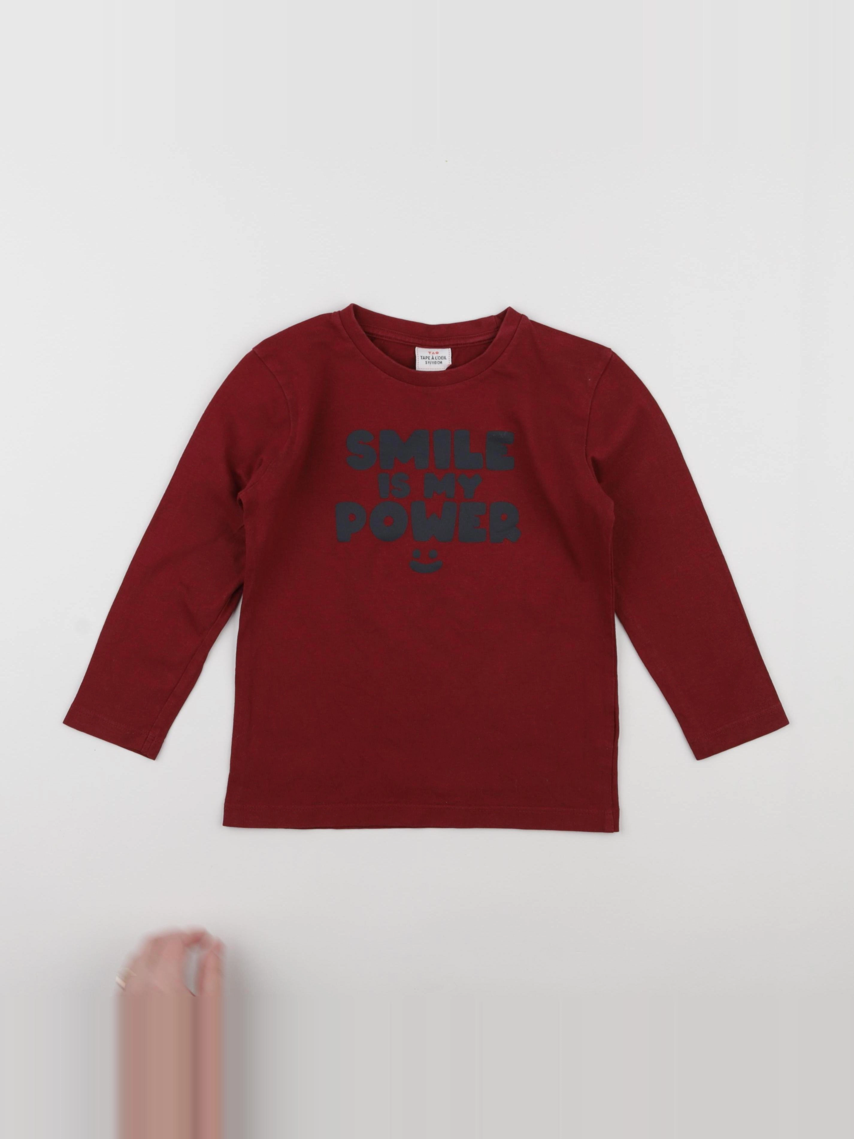 Tape à l'oeil - tee-shirt rouge - 5 ans