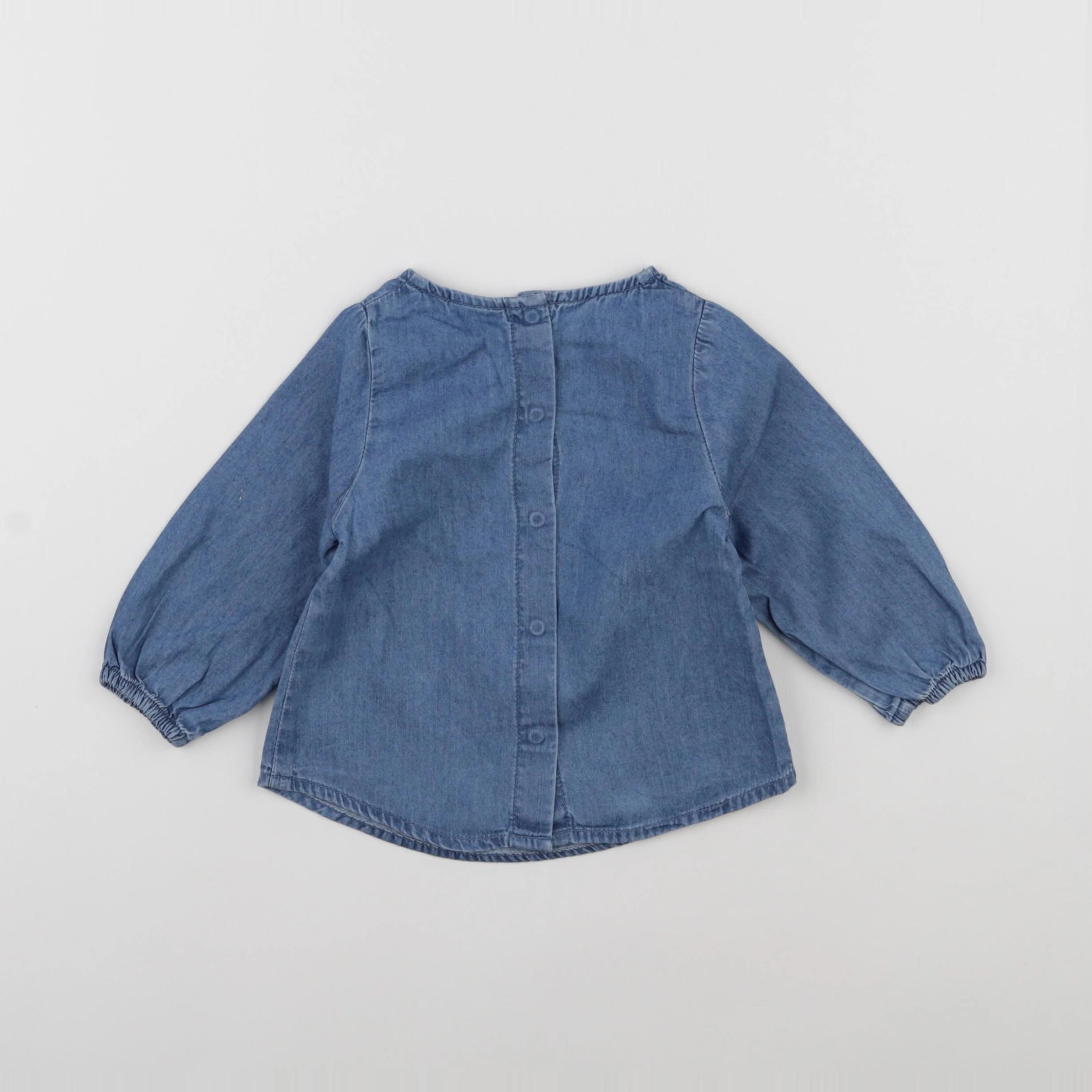 Tape à l'oeil - blouse bleu - 9 mois