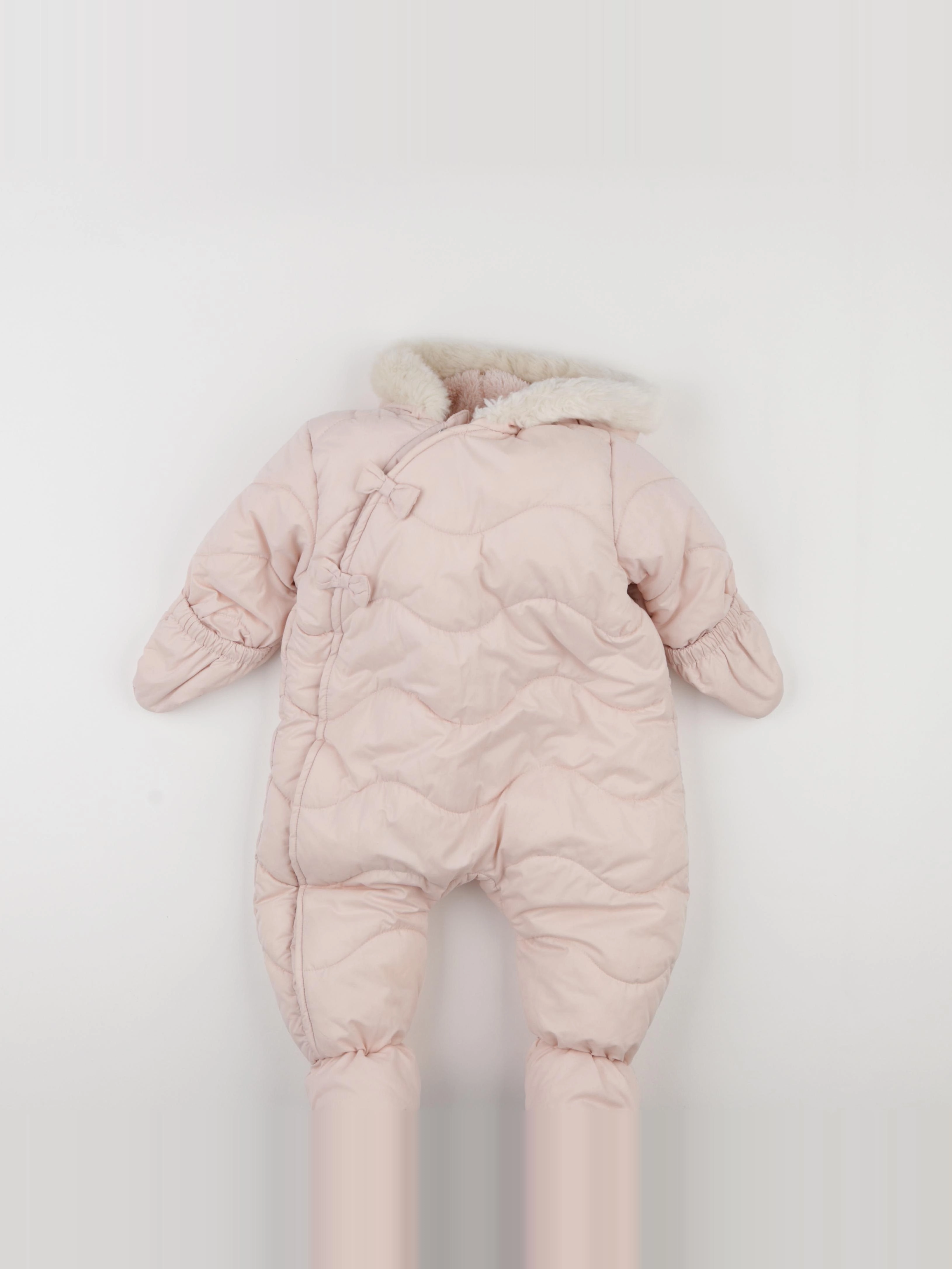 Tape à l'oeil - combi-pilote rose - 6/12 mois