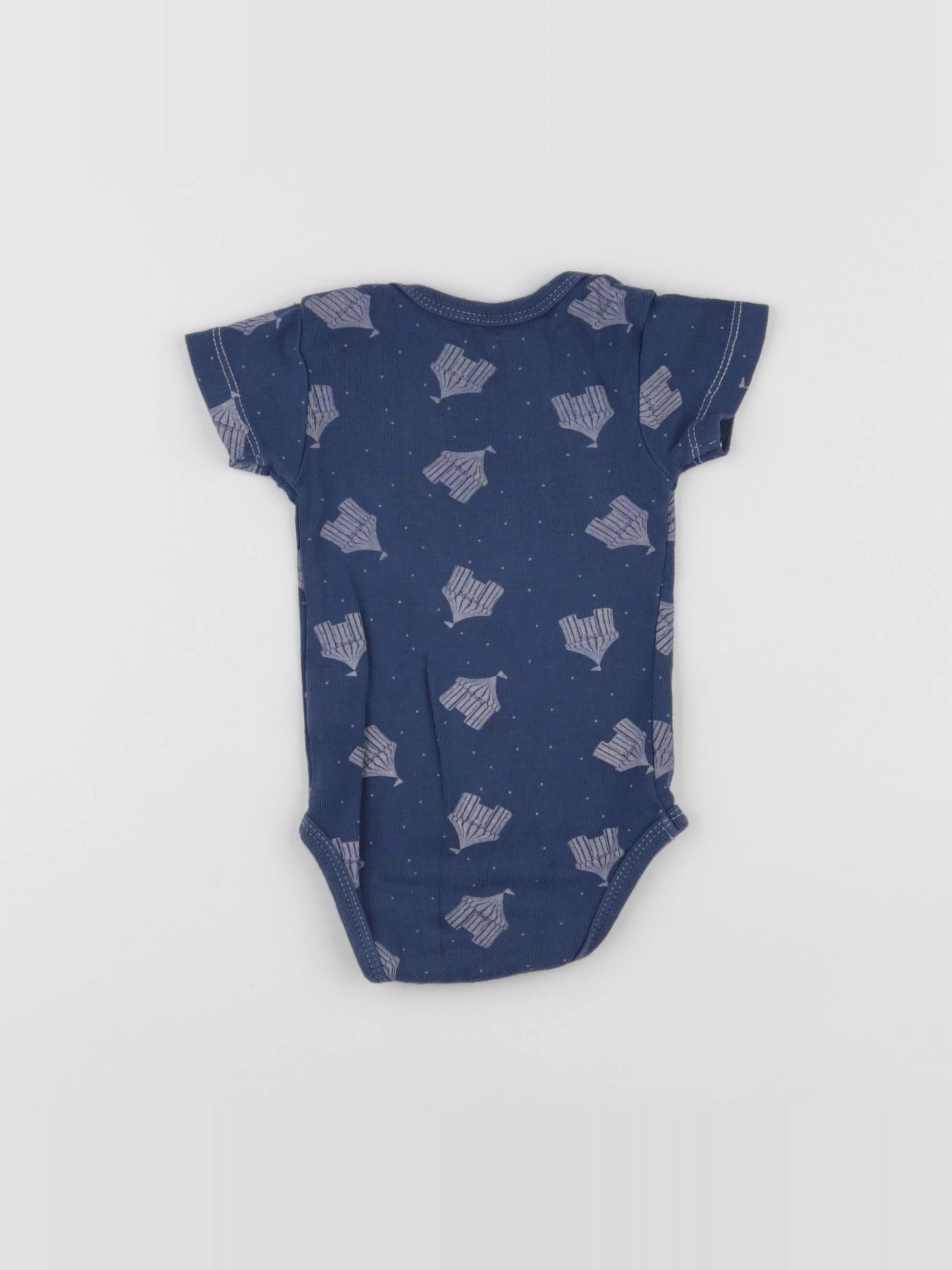 La Redoute - body bleu - 3 mois