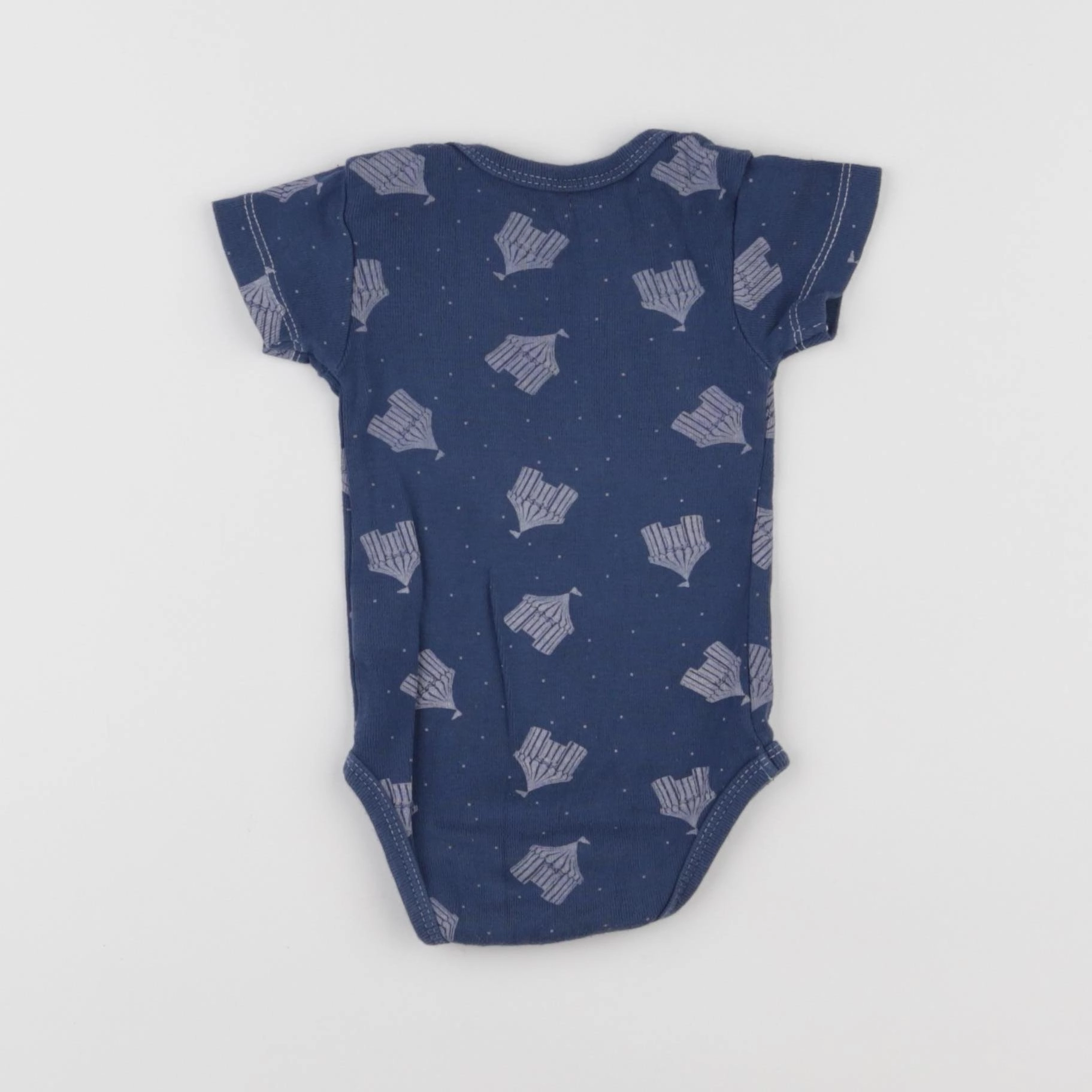 La Redoute - body bleu - 3 mois