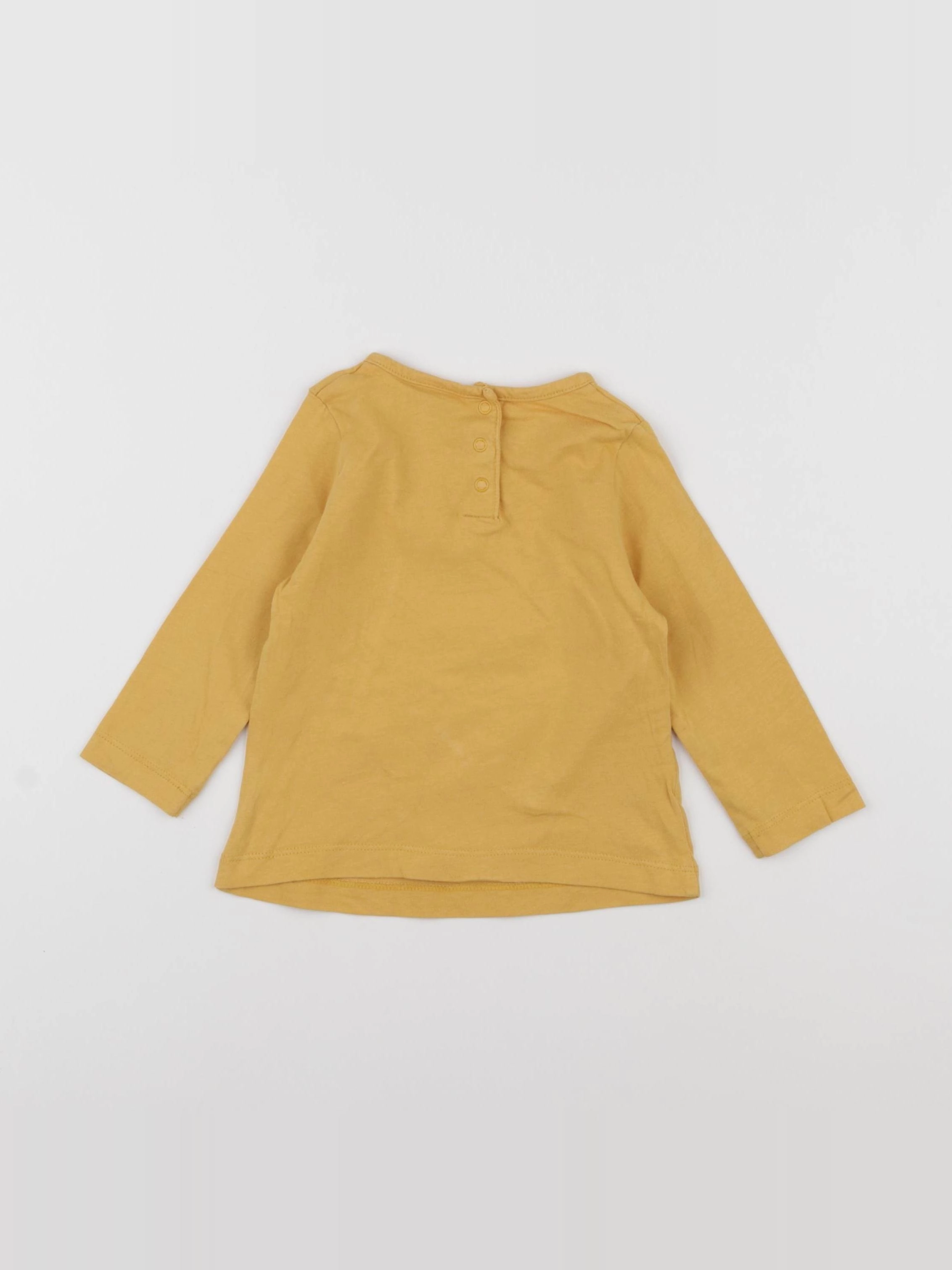 Tape à l'oeil - tee-shirt jaune - 12 mois