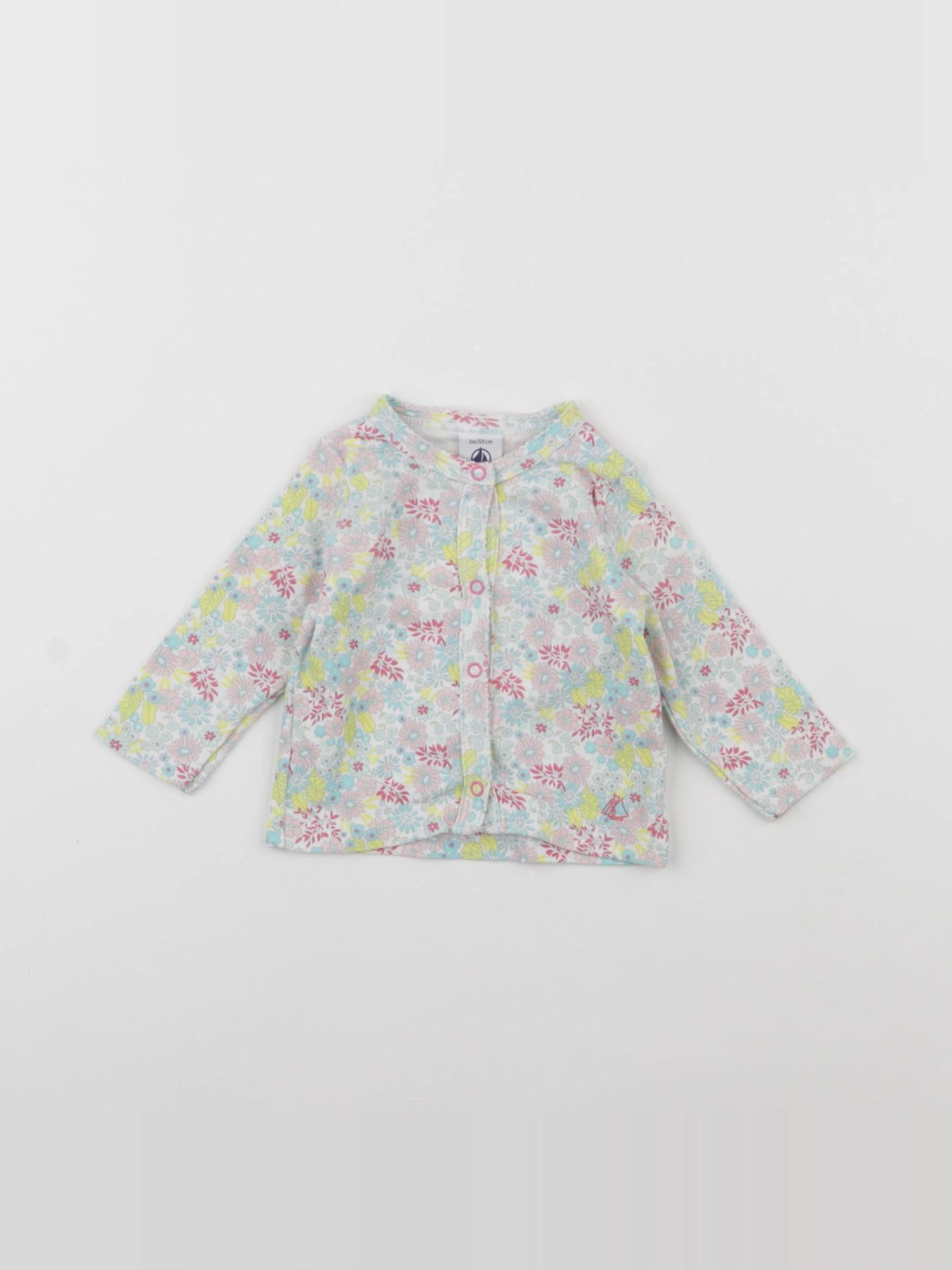 Petit Bateau - tee-shirt multicolore - 3 mois