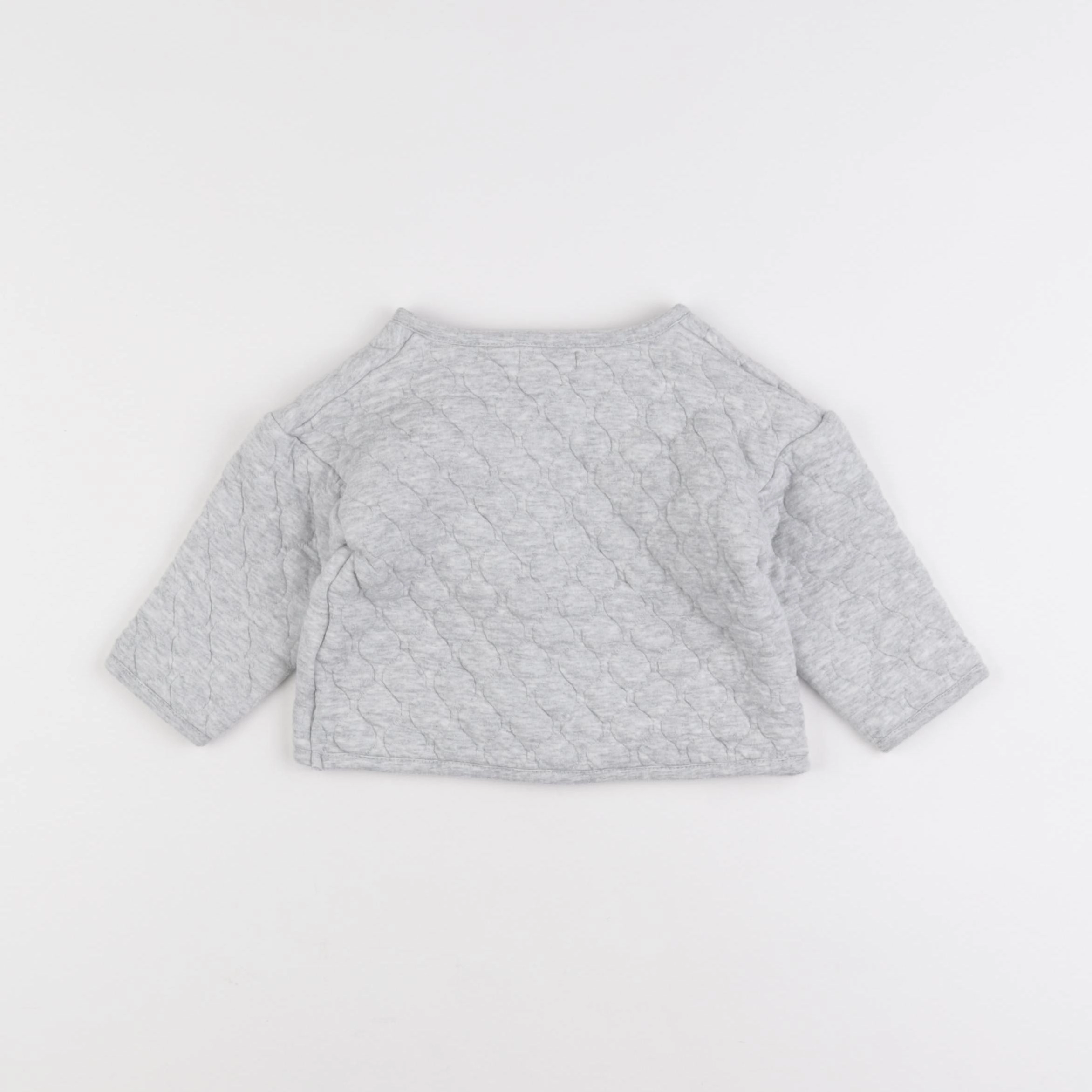 Vertbaudet - sweat gris - 12 mois