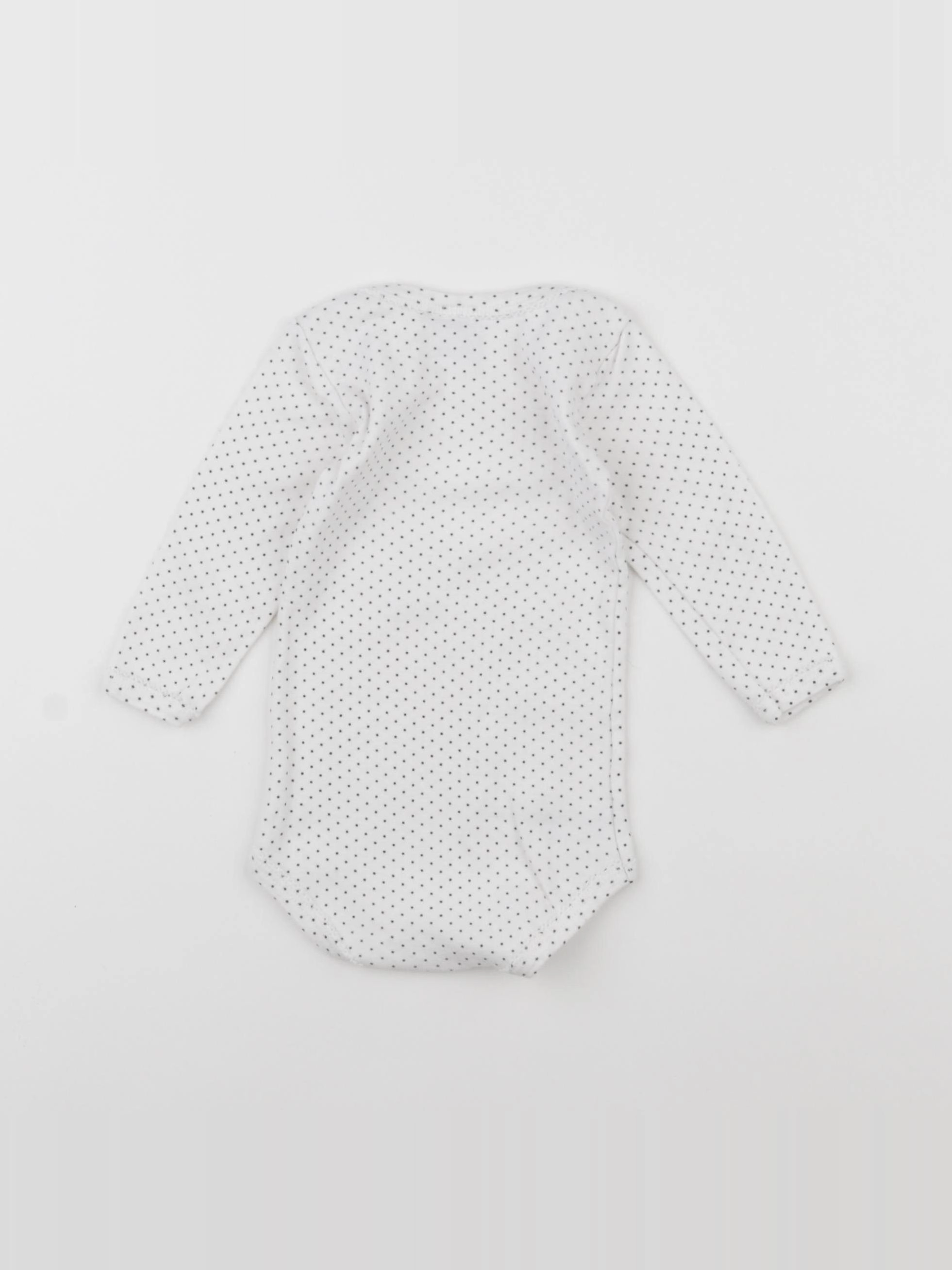Petit Bateau - body blanc - 6 mois