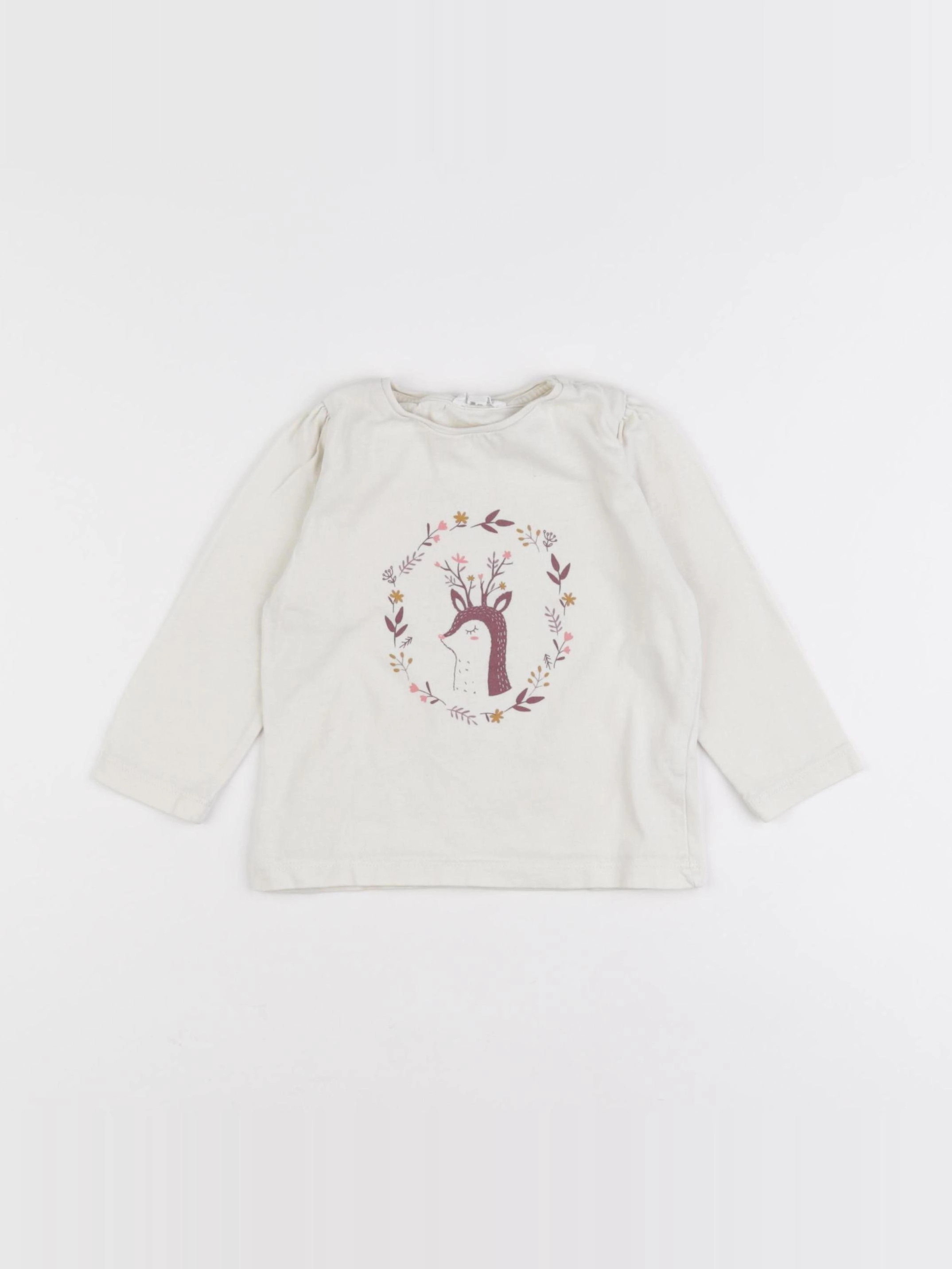 Eden & Victor - tee-shirt beige - 18 mois