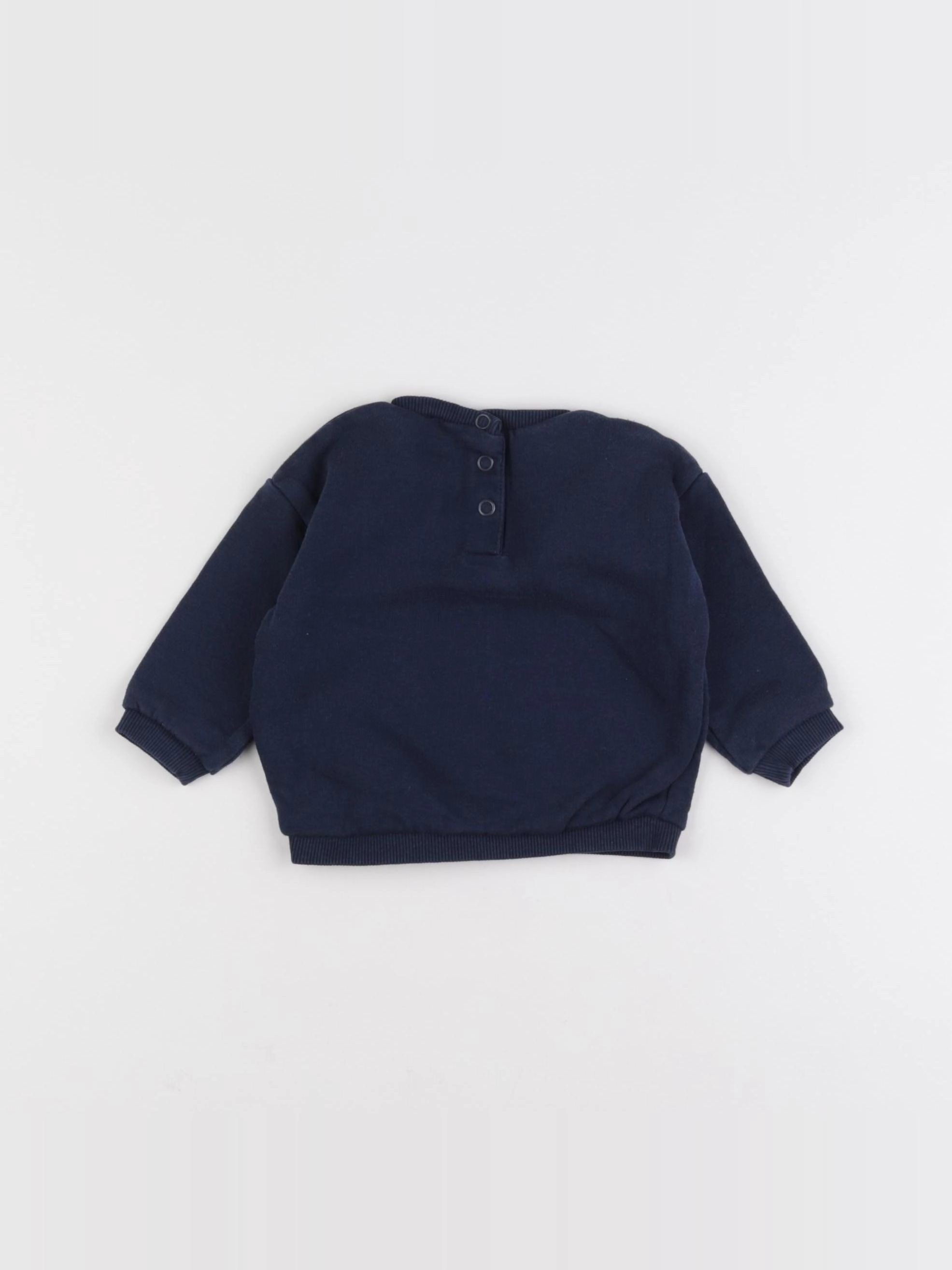 Tape à l'oeil - sweat bleu - 6 mois