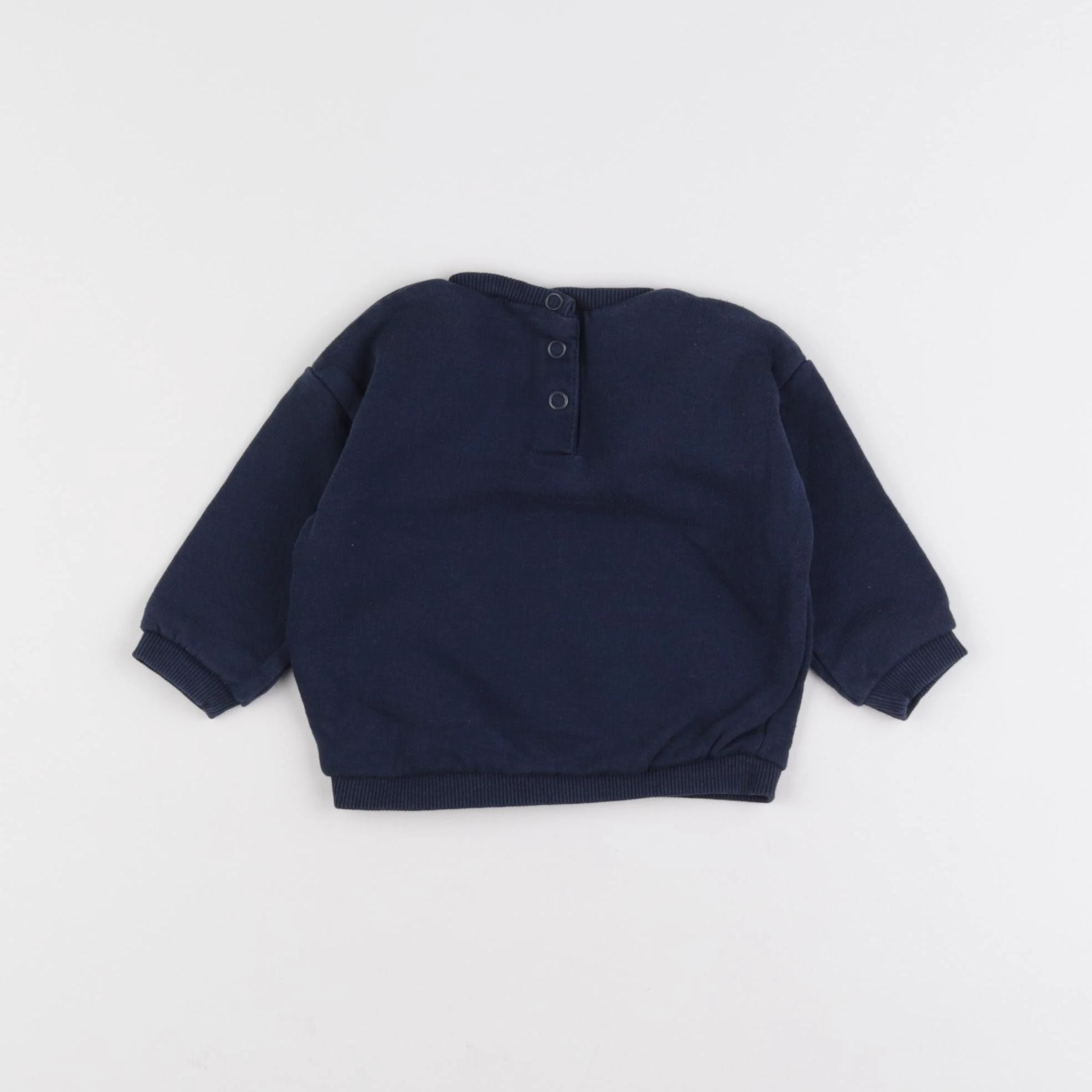 Tape à l'oeil - sweat bleu - 6 mois