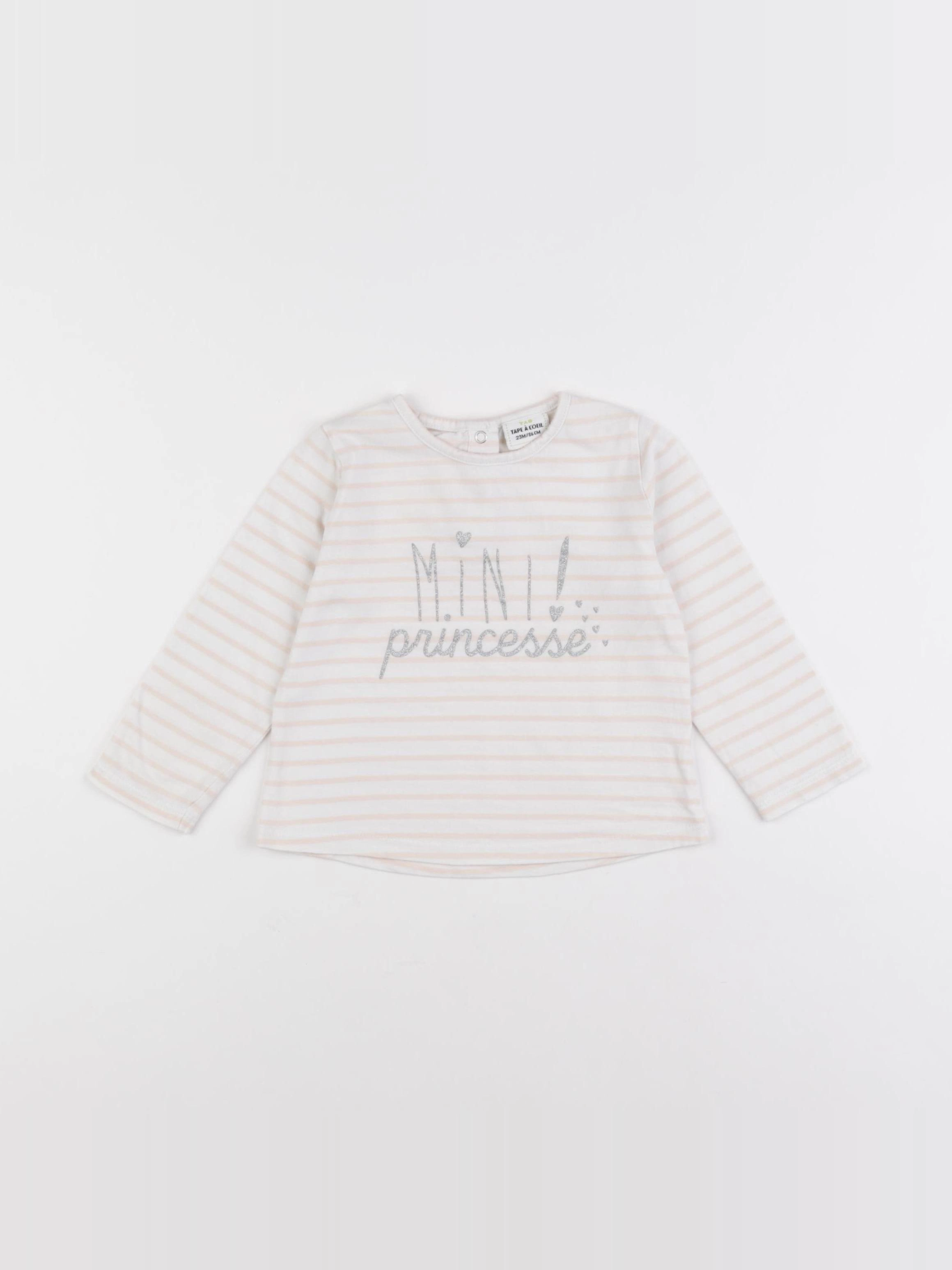 Tape à l'oeil - tee-shirt rose - 2 ans