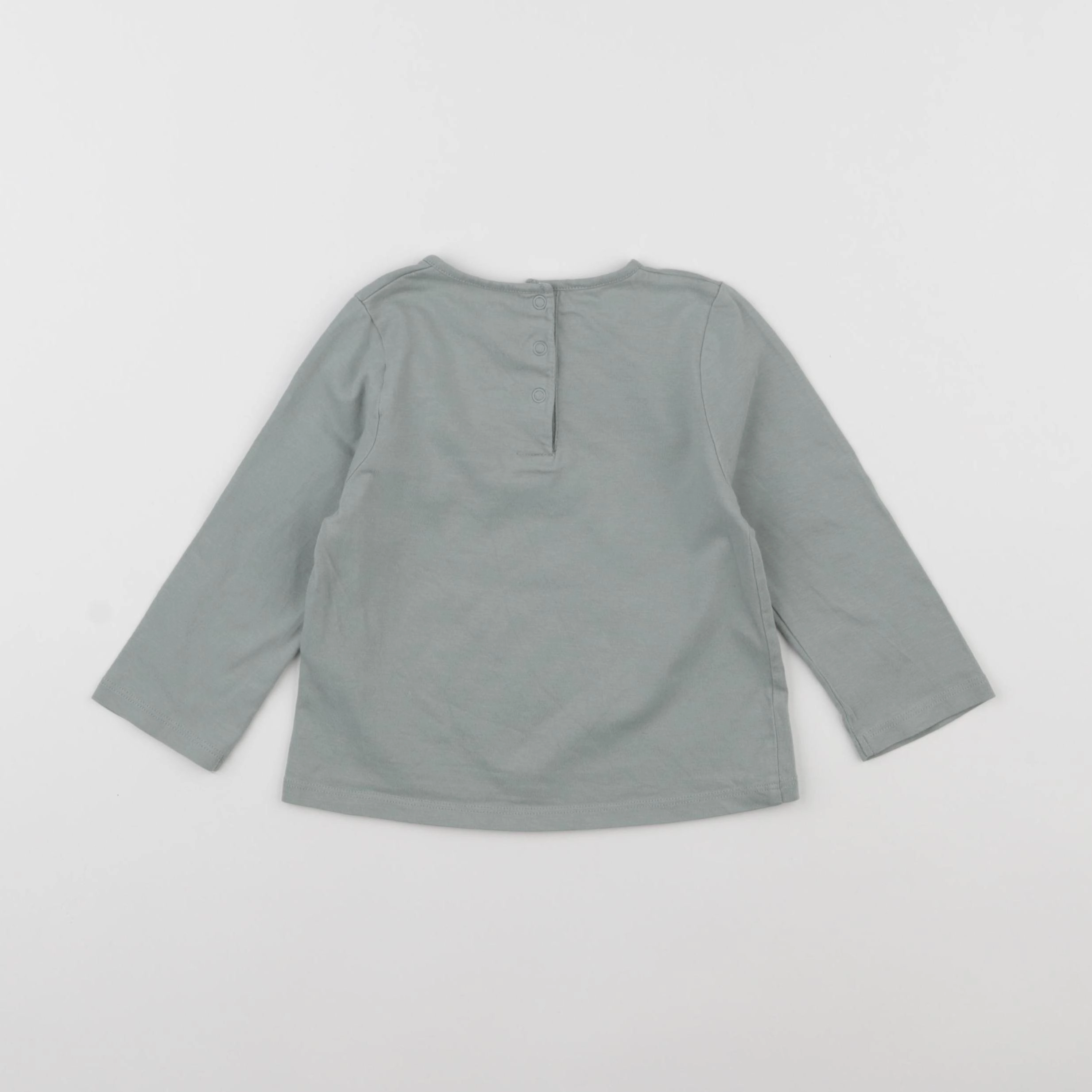 Vertbaudet - tee-shirt bleu - 18 mois
