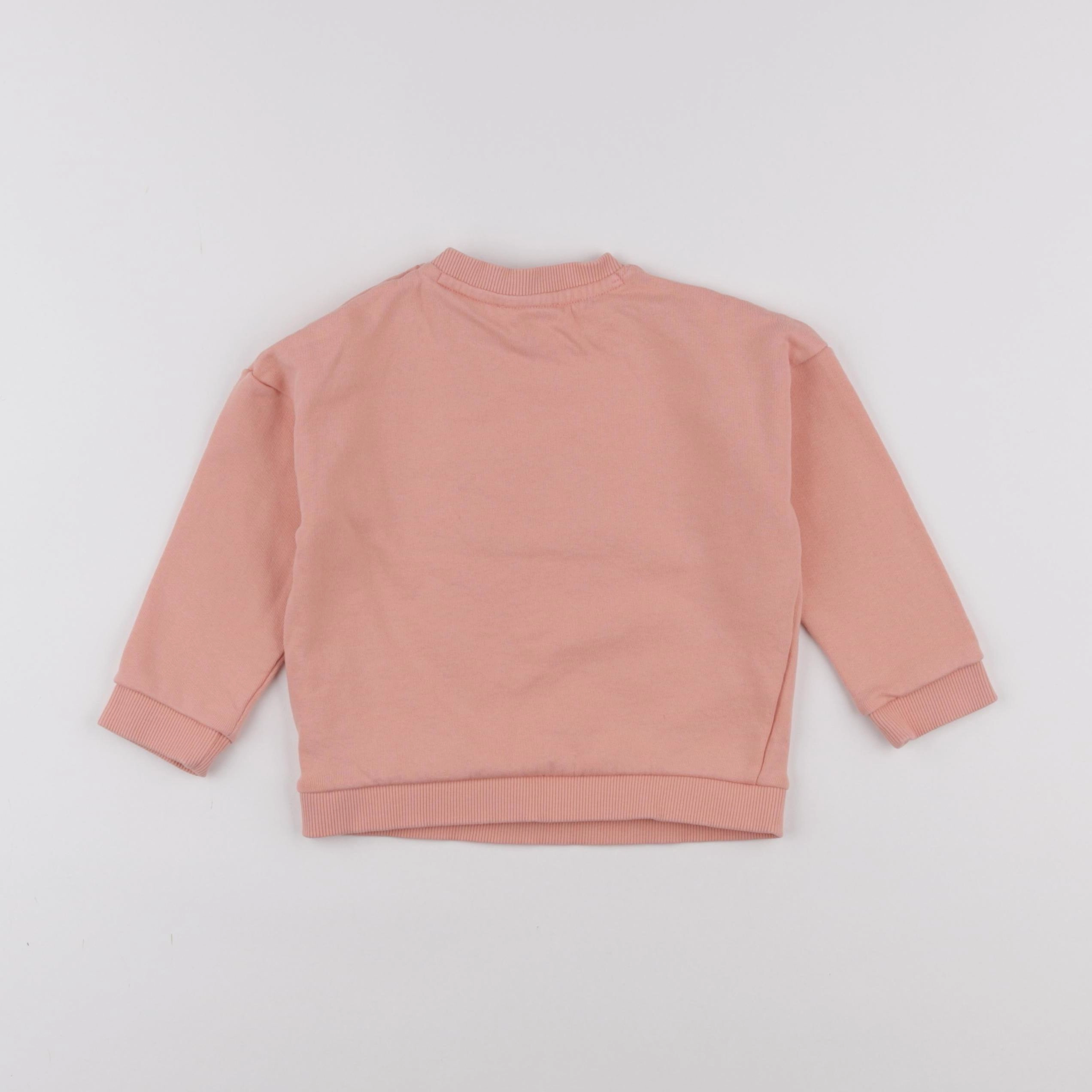 Boutchou - sweat rose - 2 ans