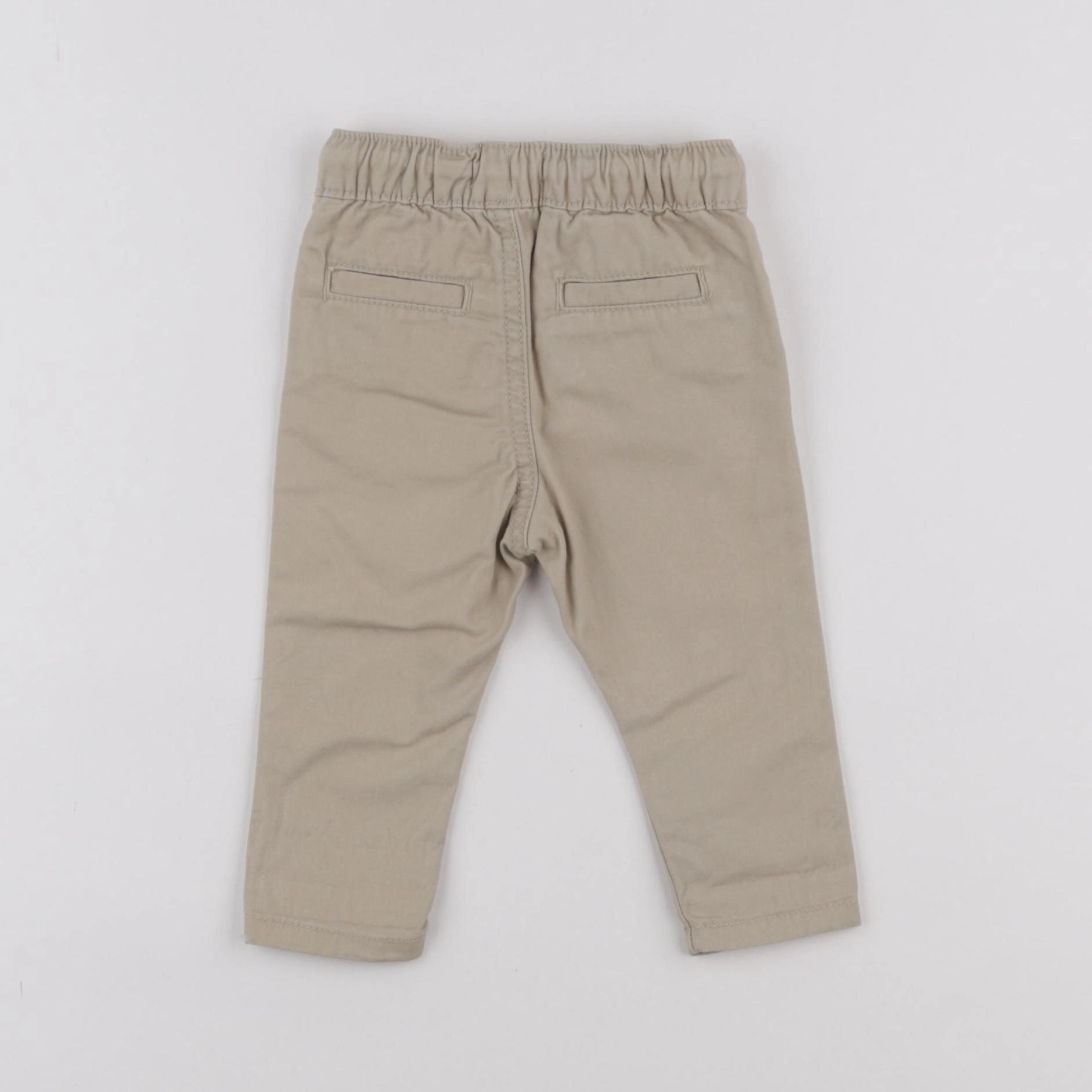 Vertbaudet - pantalon beige - 3 mois