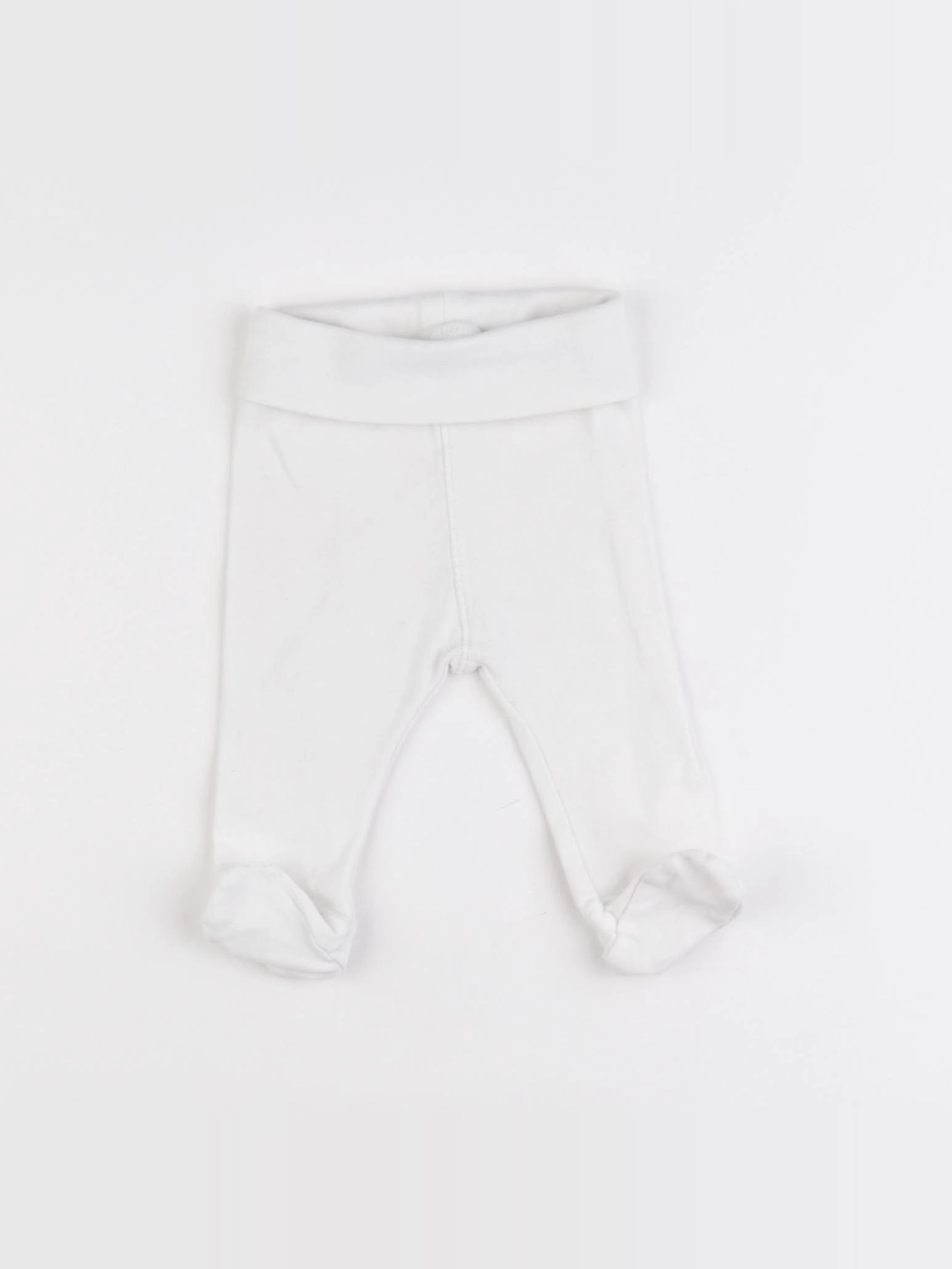 H&M - legging blanc - 1/2 mois