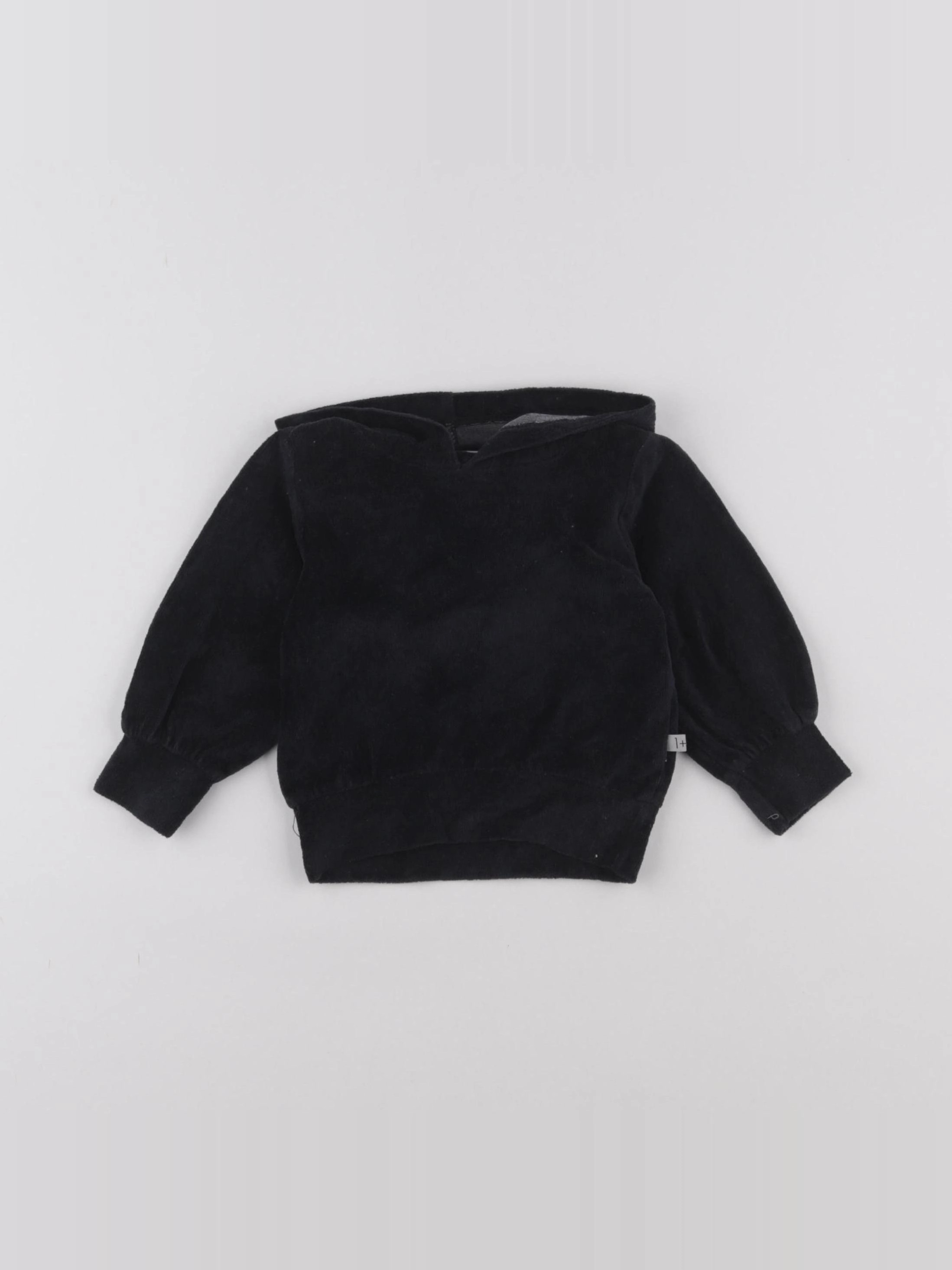 1+ In the family - sweat bleu - 6 mois