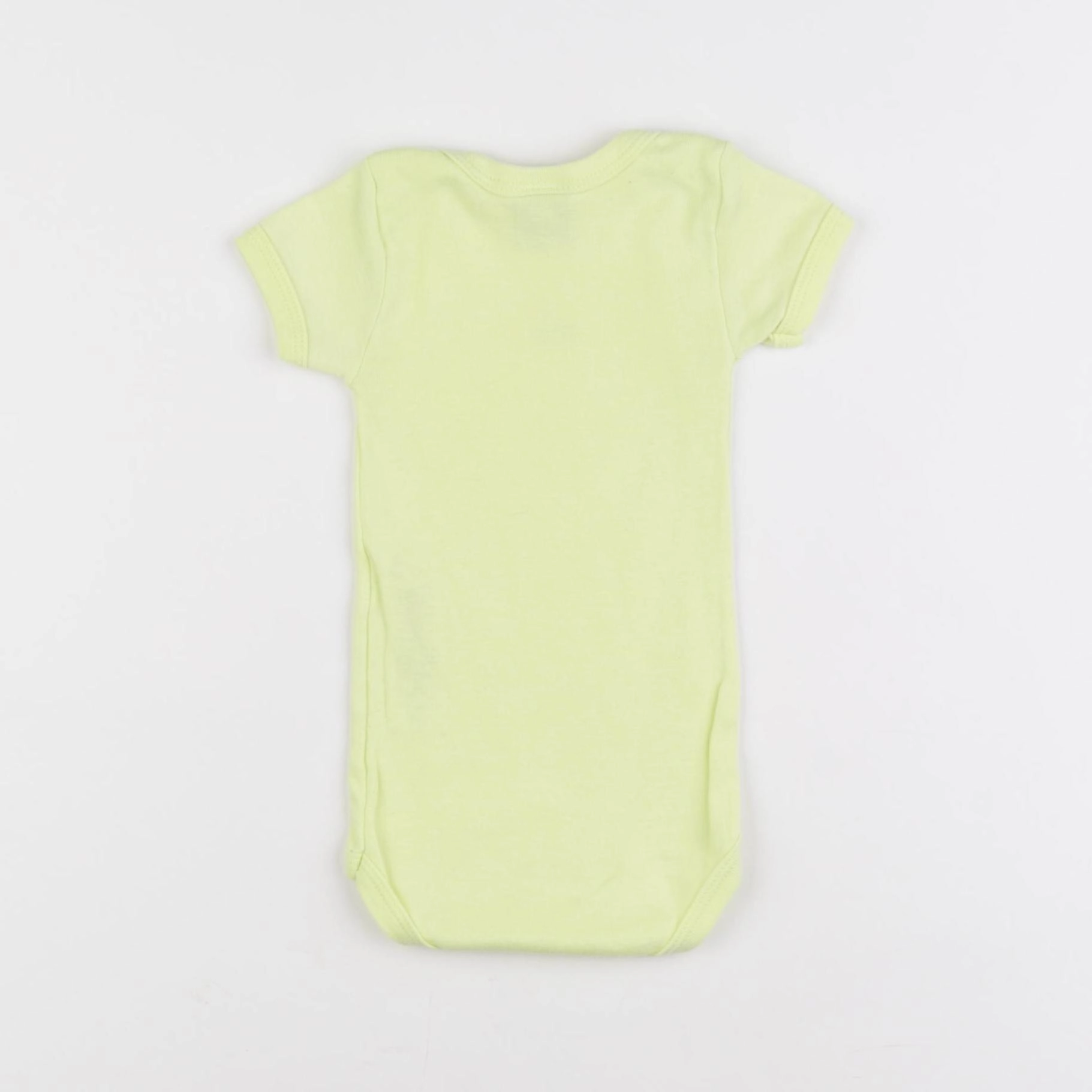 Petit Bateau - body jaune - 6 mois