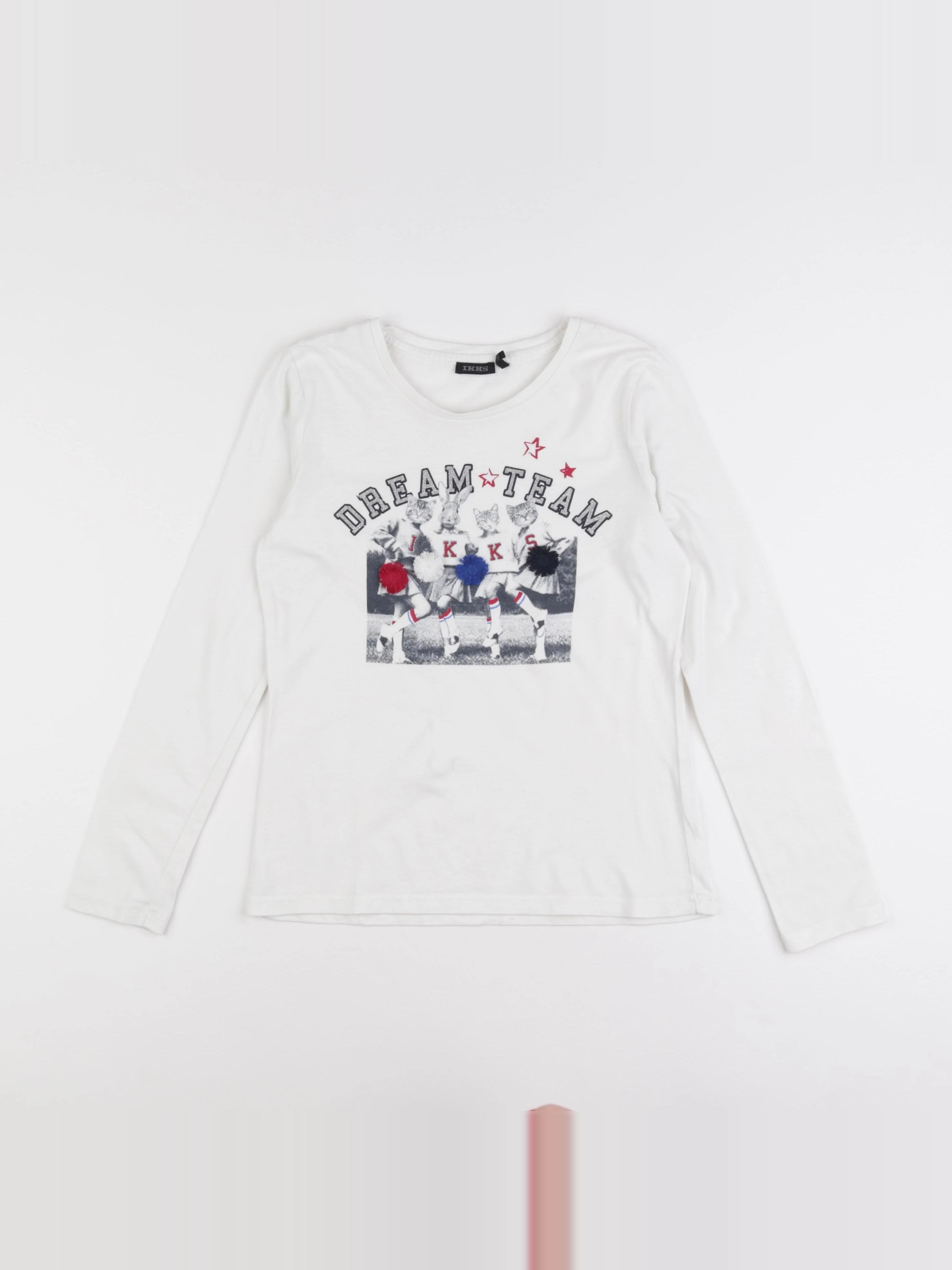 IKKS - tee-shirt blanc - 10 ans