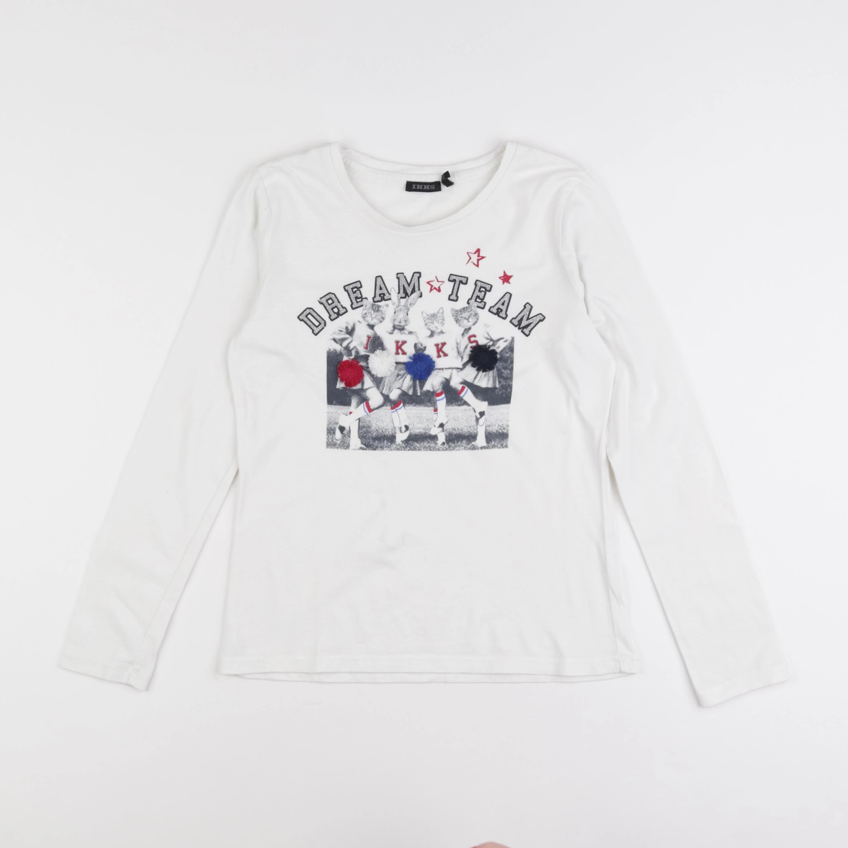 IKKS - tee-shirt blanc - 10 ans