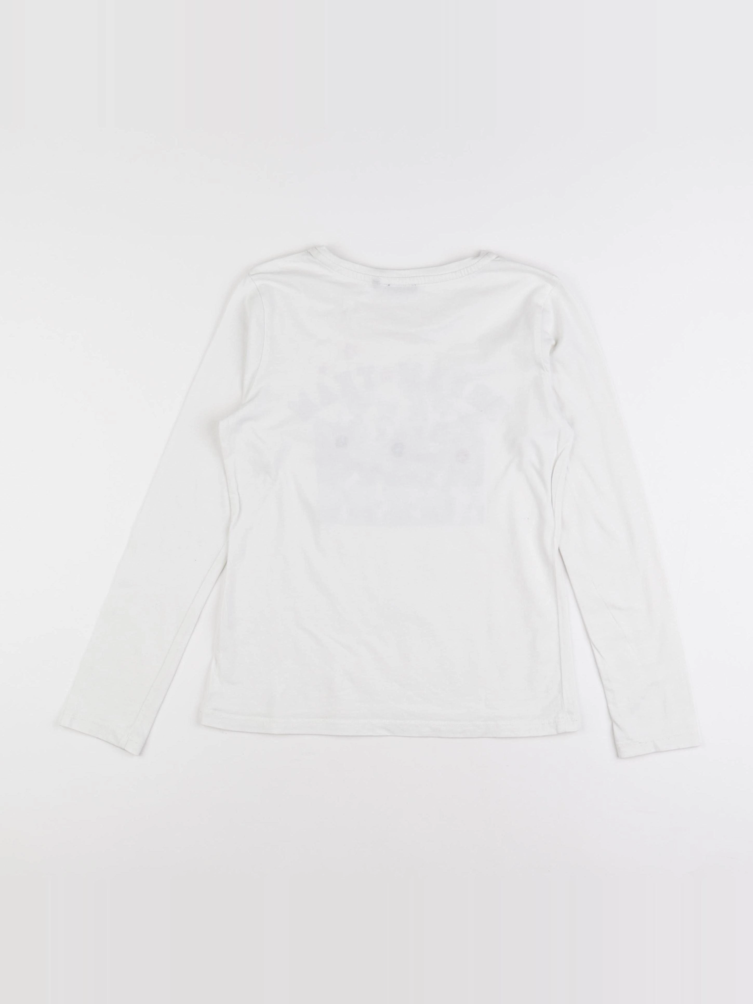 IKKS - tee-shirt blanc - 10 ans