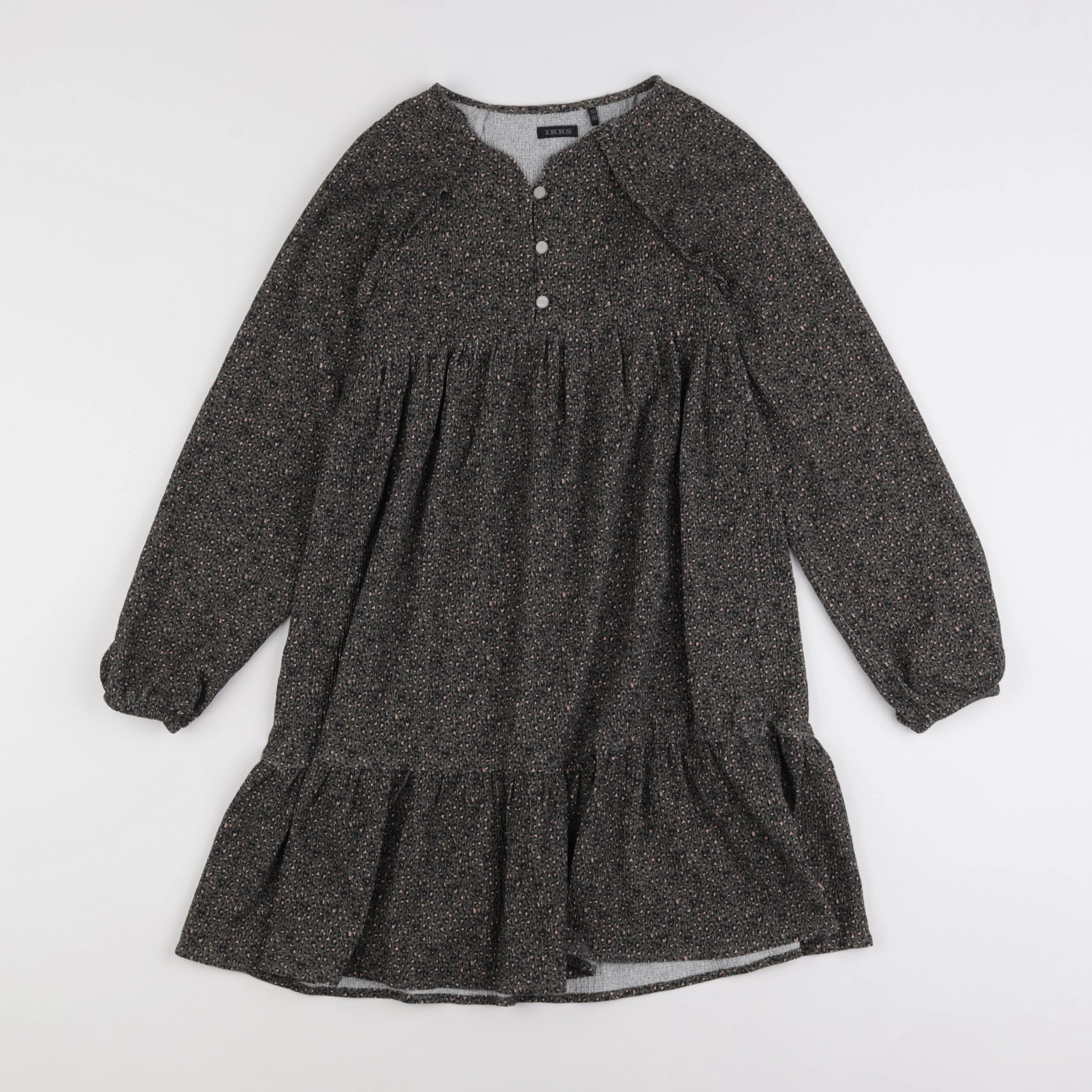 IKKS - robe vert - 10 ans
