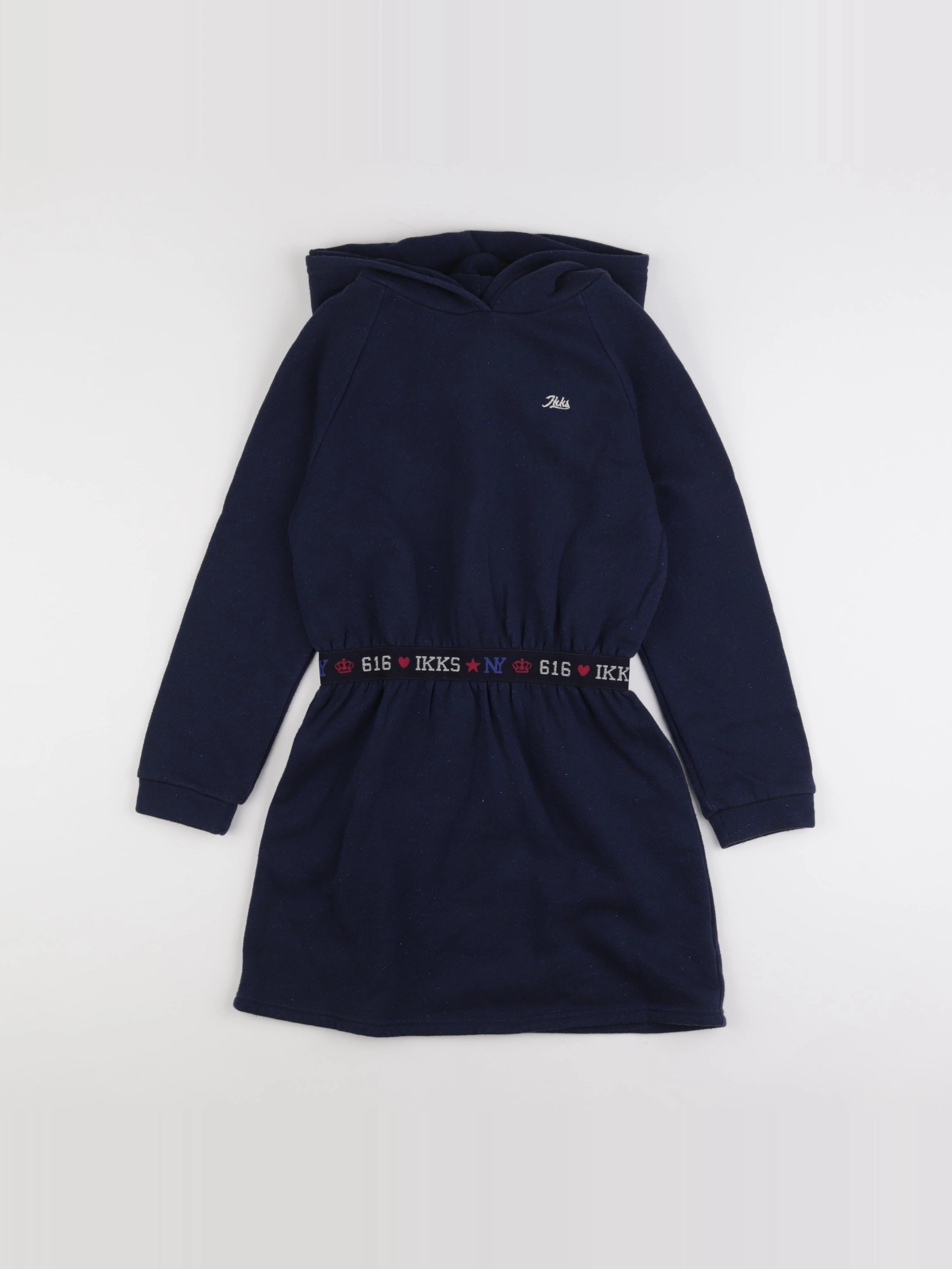 IKKS - robe bleu - 10 ans