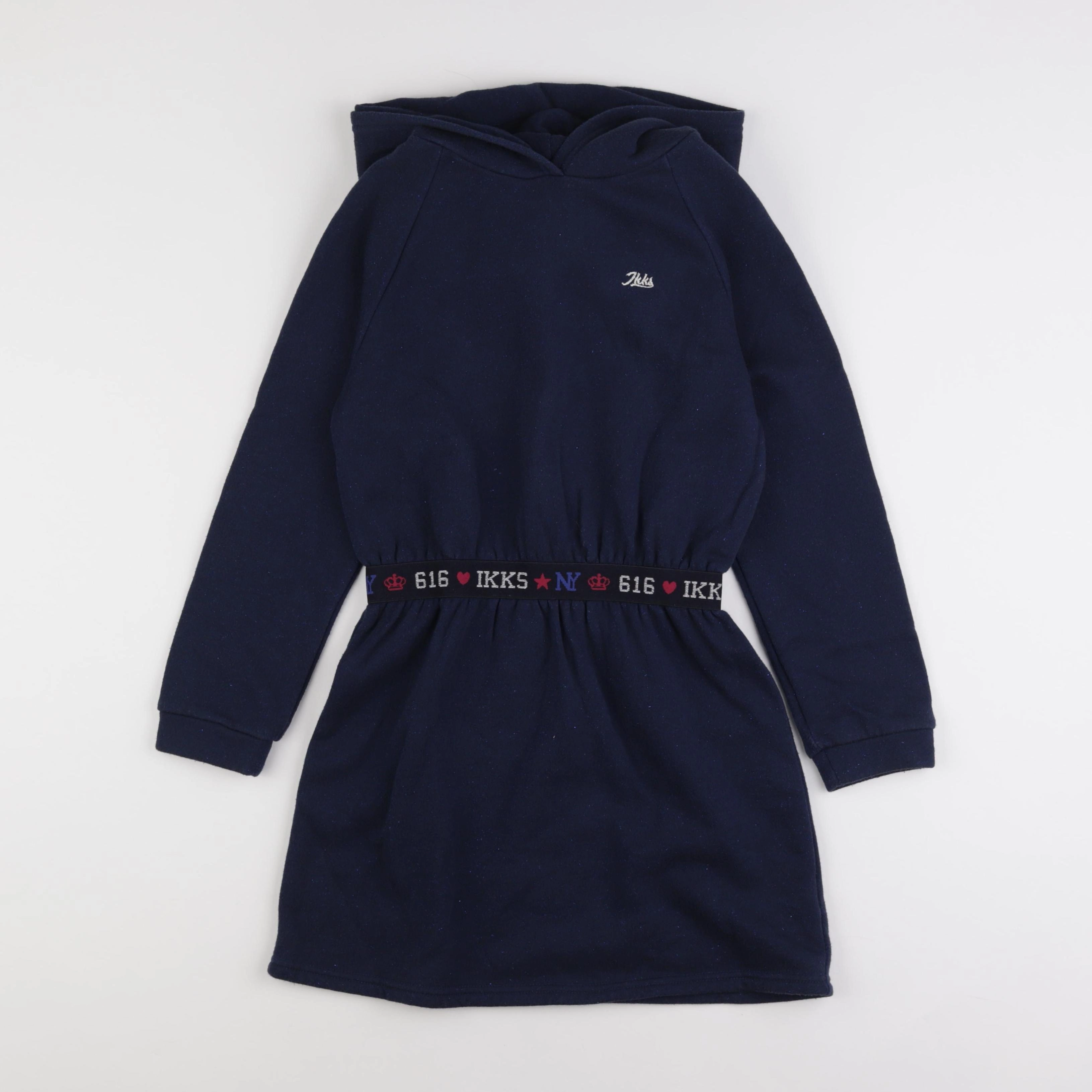 IKKS - robe bleu - 10 ans