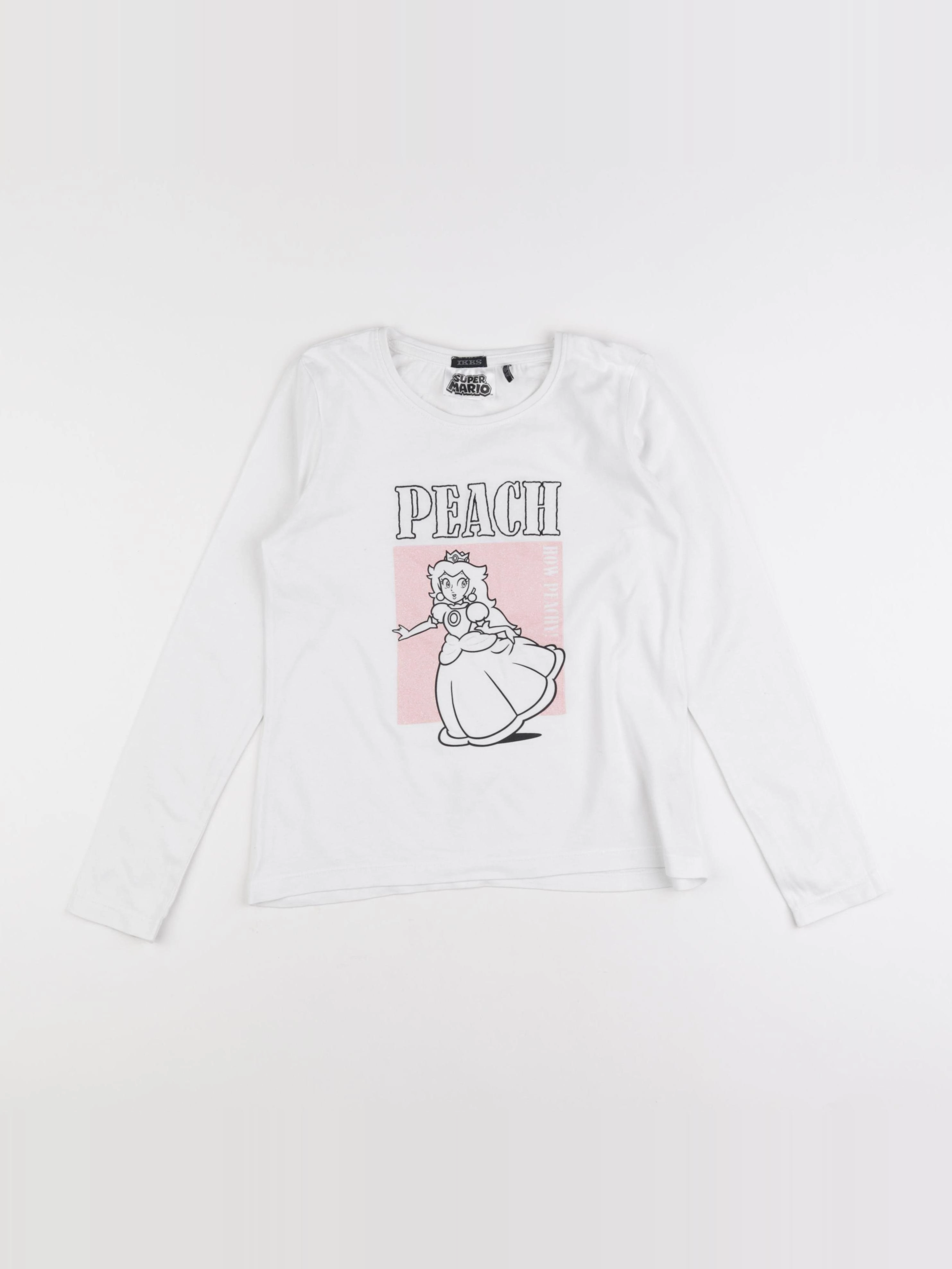 IKKS - tee-shirt blanc - 10 ans