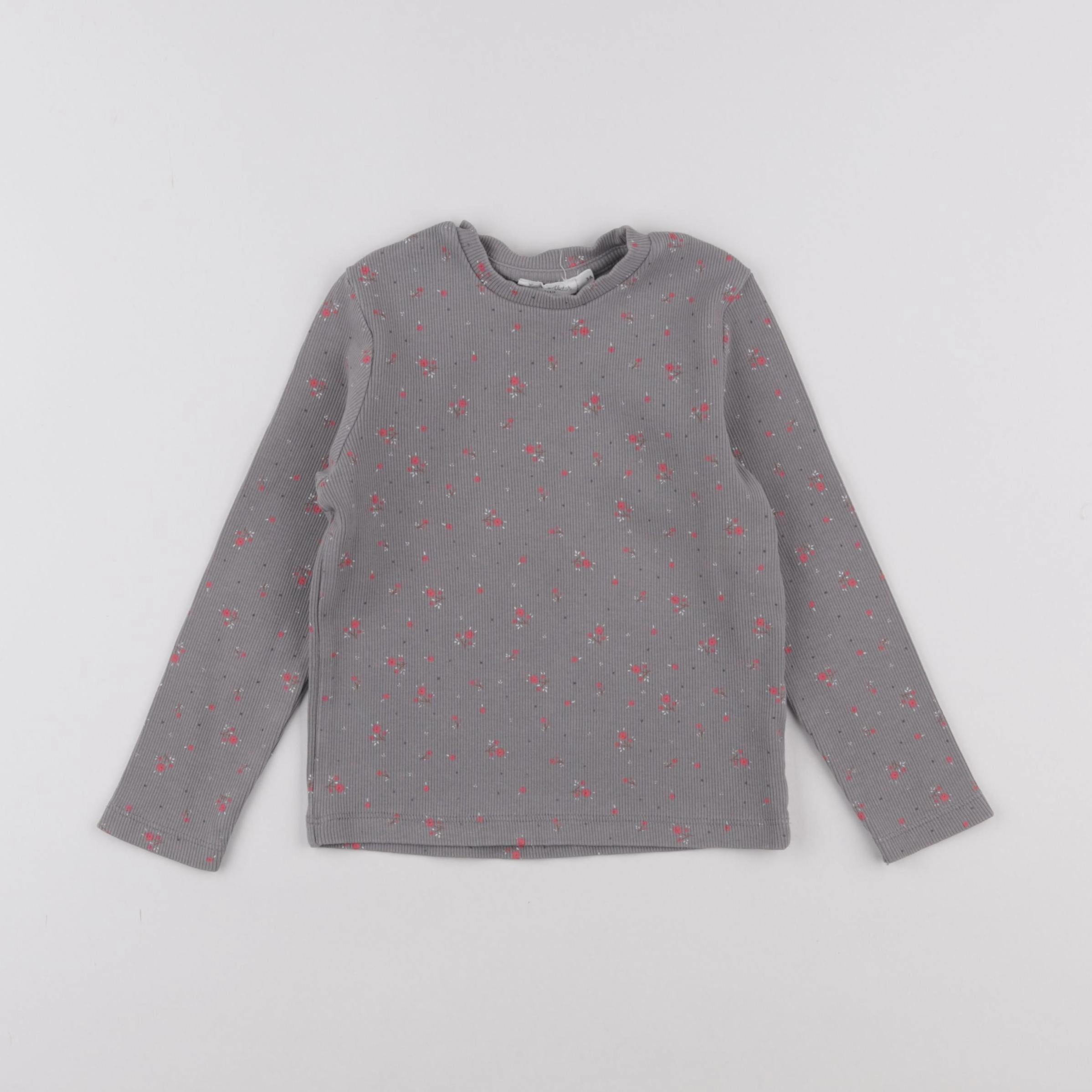 Eden & Victor - tee-shirt gris, rose - 3 ans