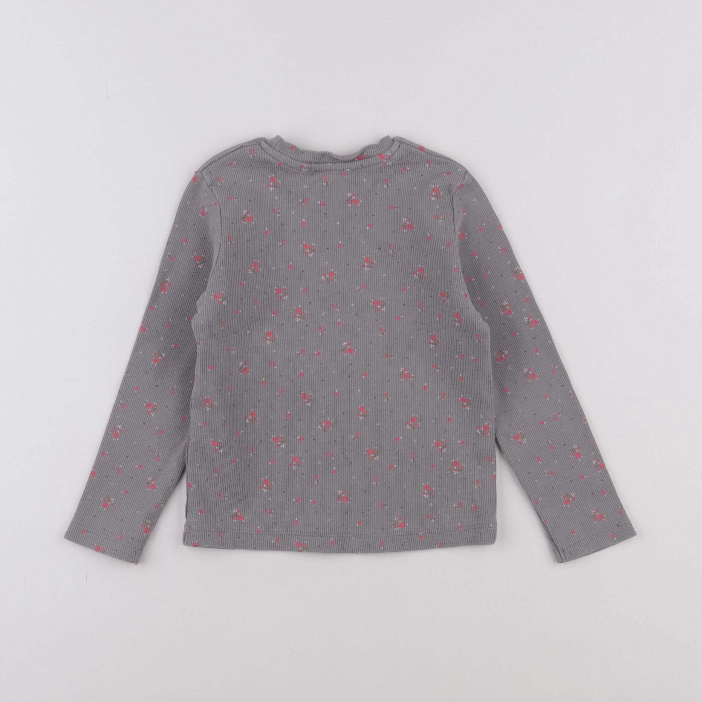 Eden & Victor - tee-shirt gris, rose - 3 ans