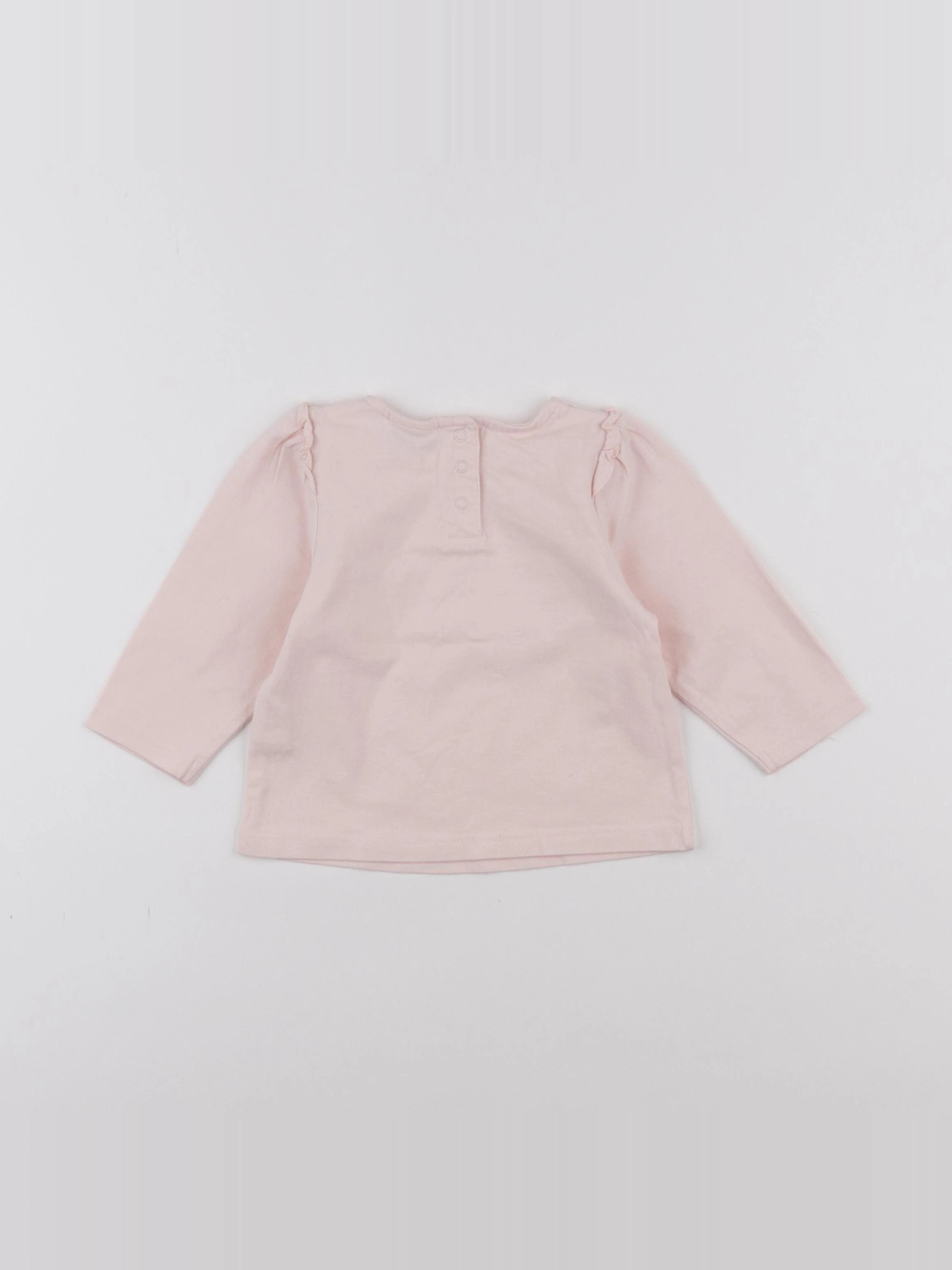 Tape à l'oeil - tee-shirt rose - 9 mois