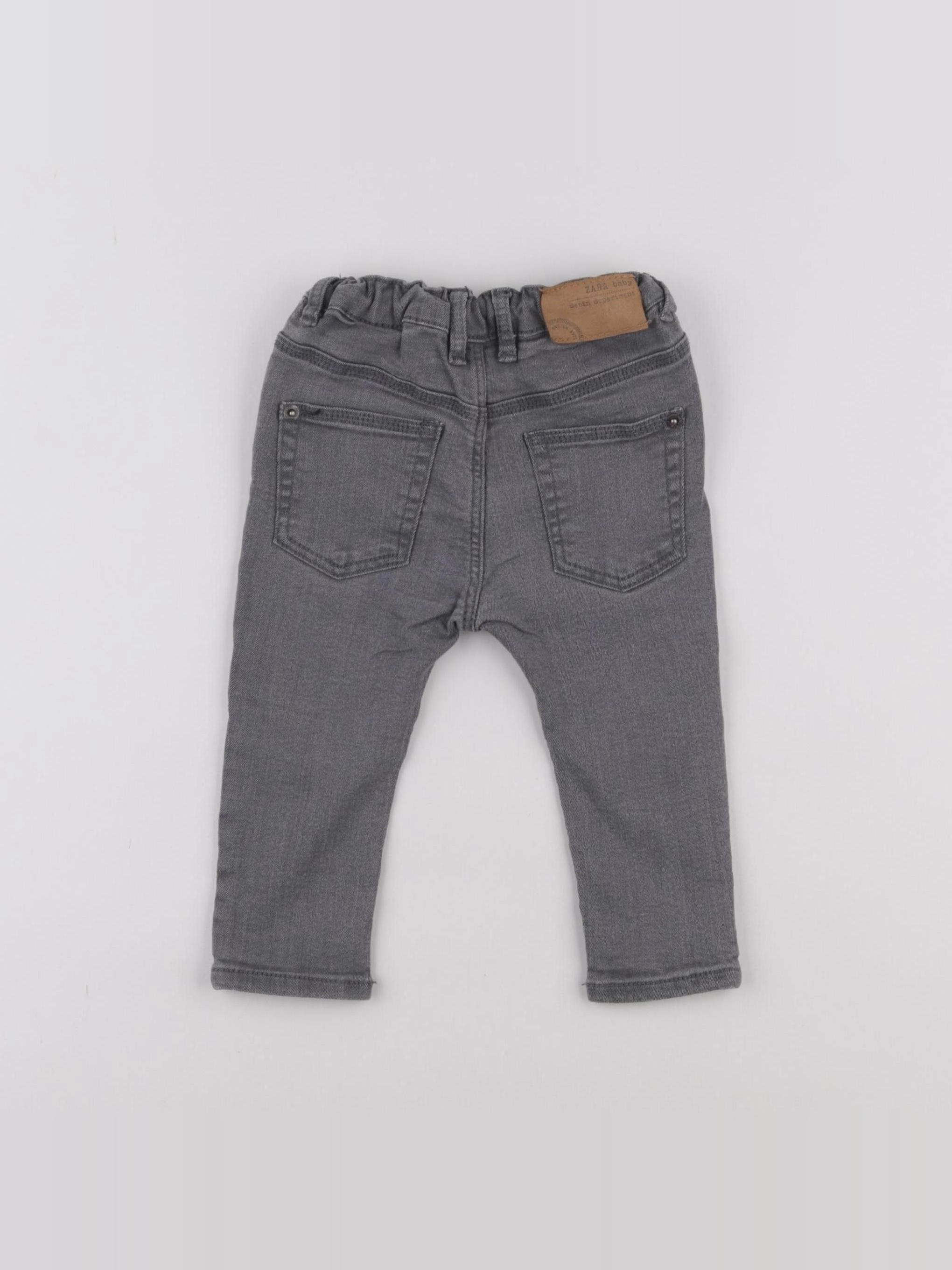 Zara - jean gris - 6/9 mois
