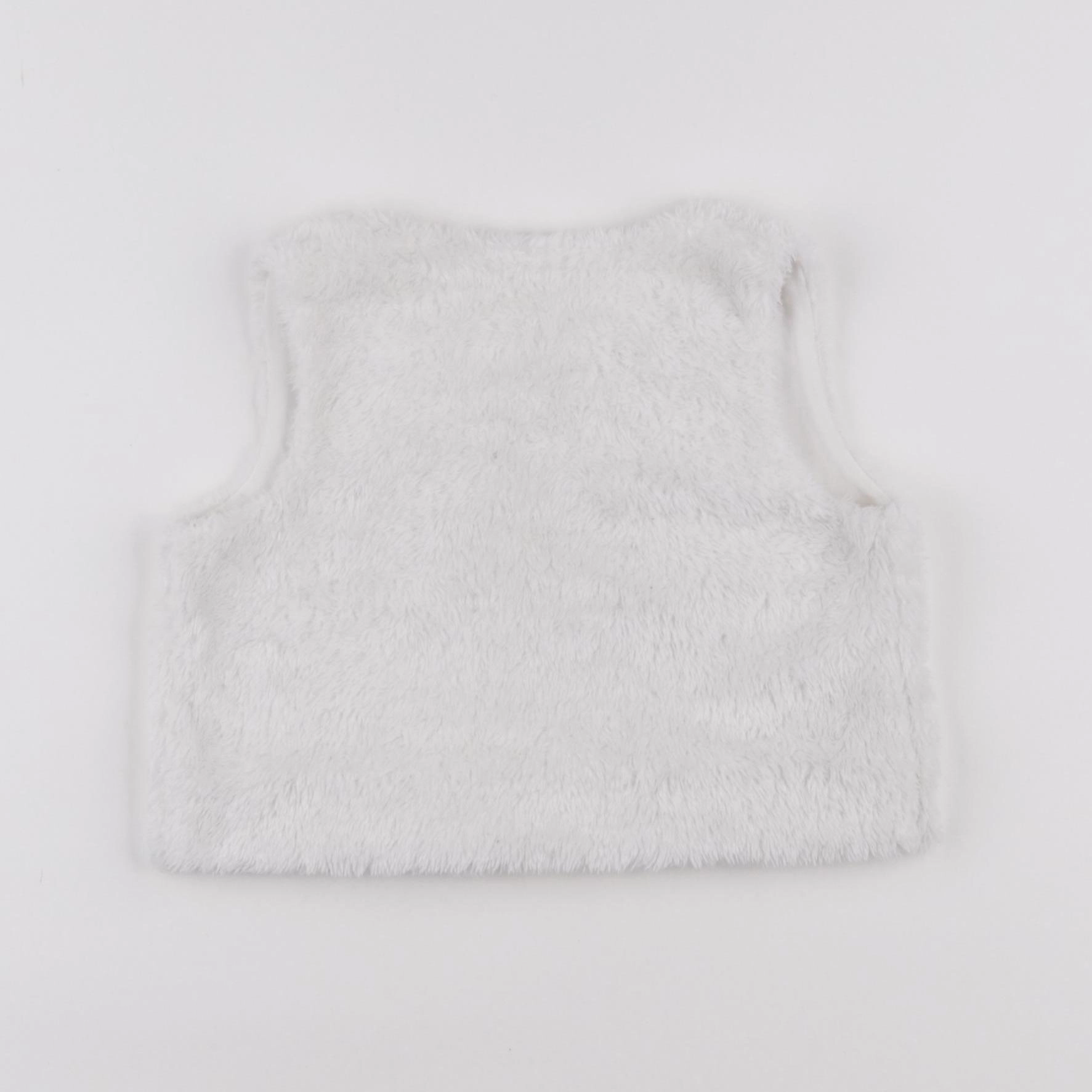 Vertbaudet - gilet blanc - 12 mois