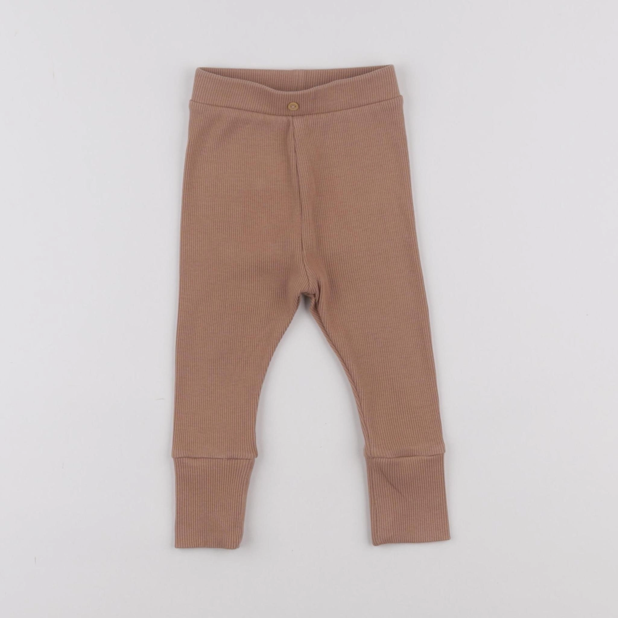 Vertbaudet - legging marron - 6 mois