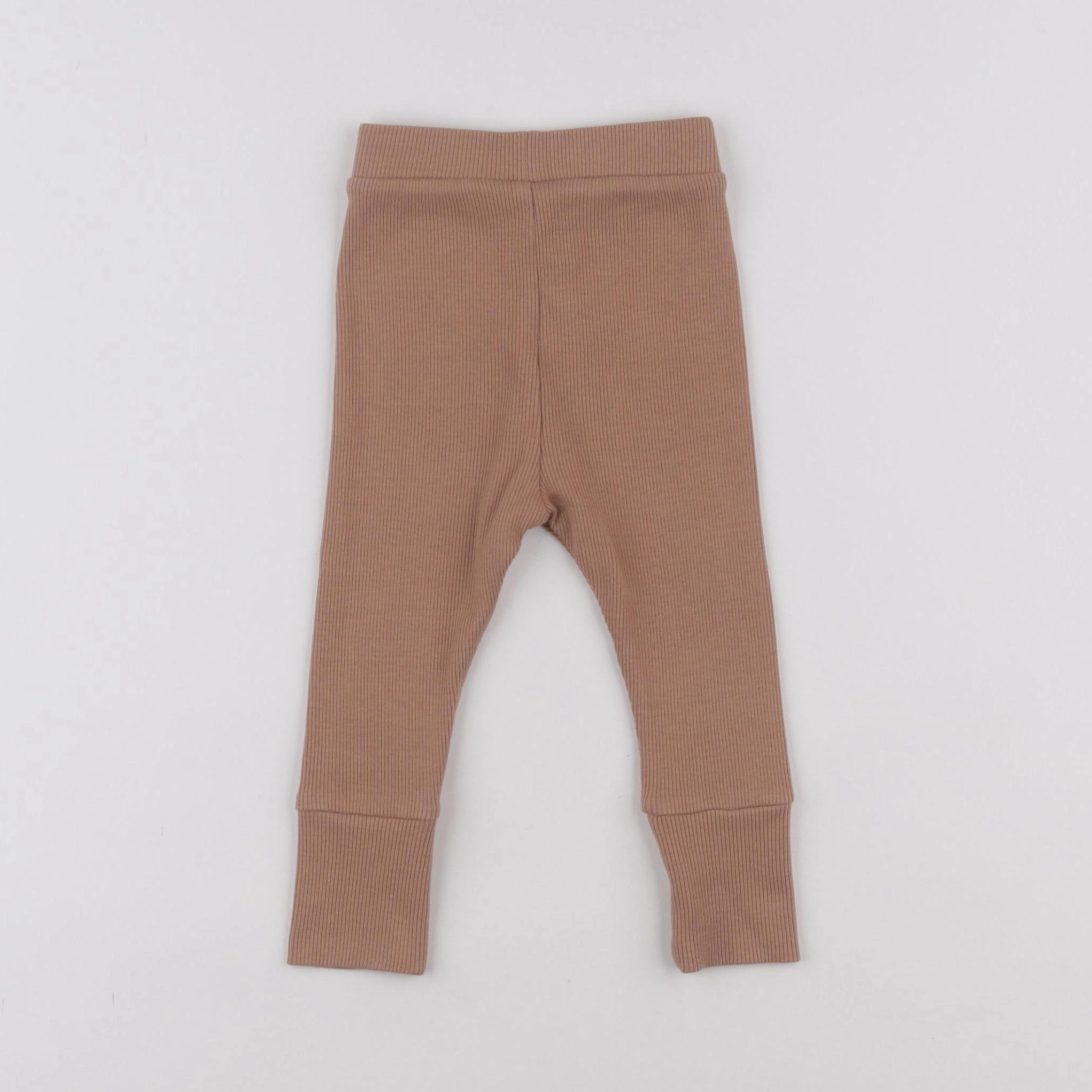 Vertbaudet - legging marron - 6 mois