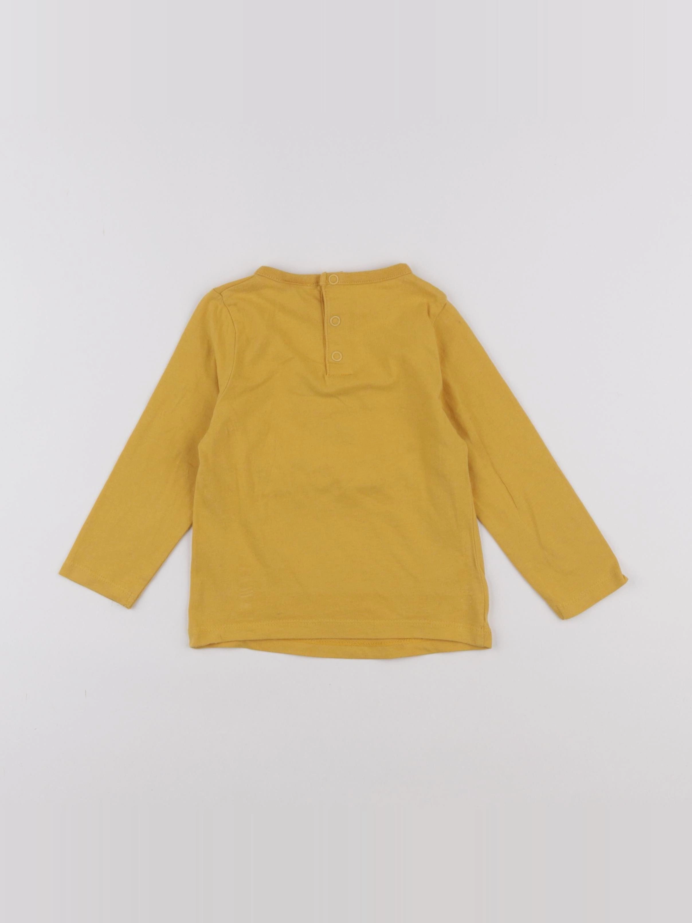 Tape à l'oeil - tee-shirt jaune - 18 mois