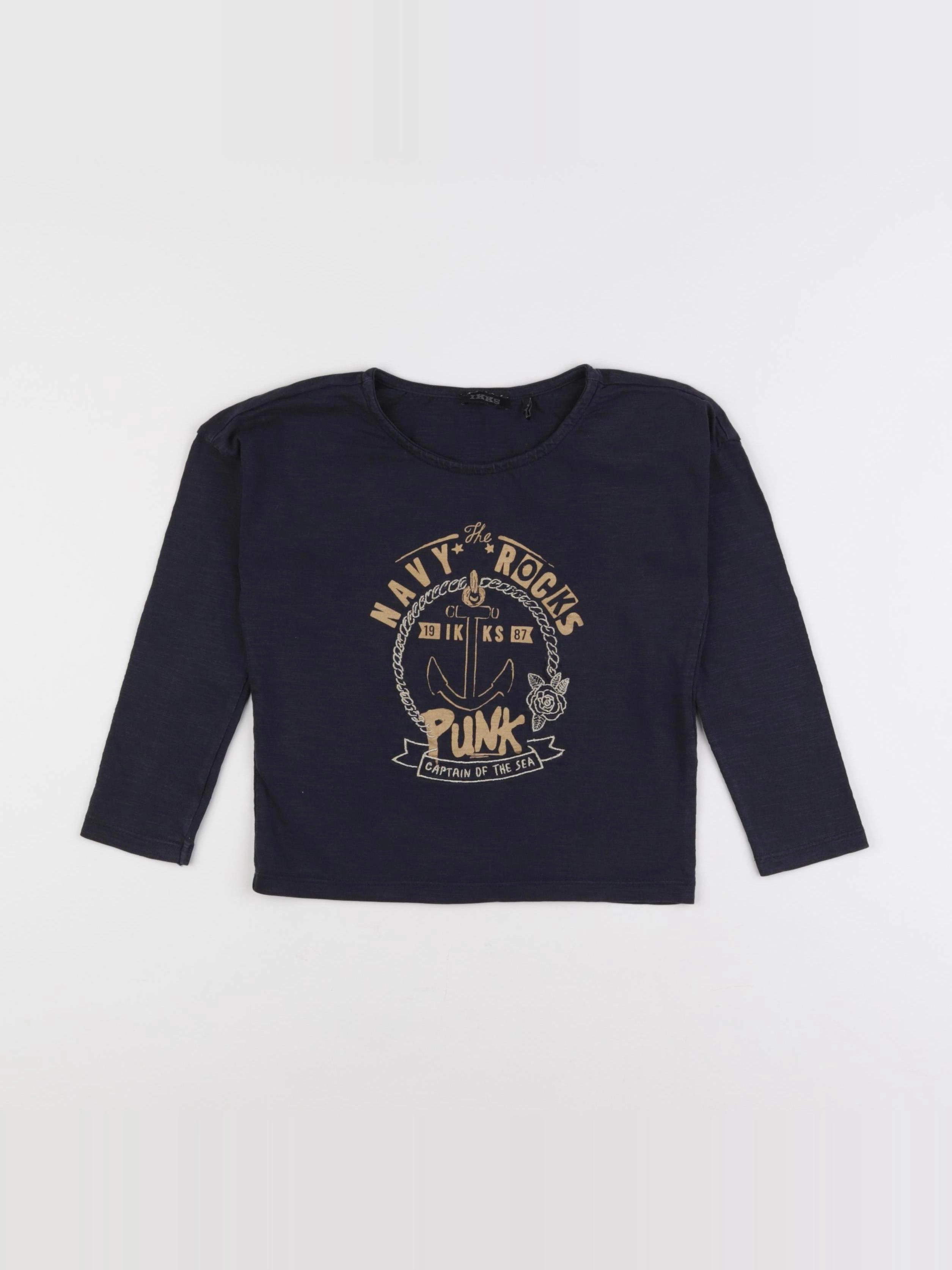IKKS - tee-shirt bleu - 4 ans