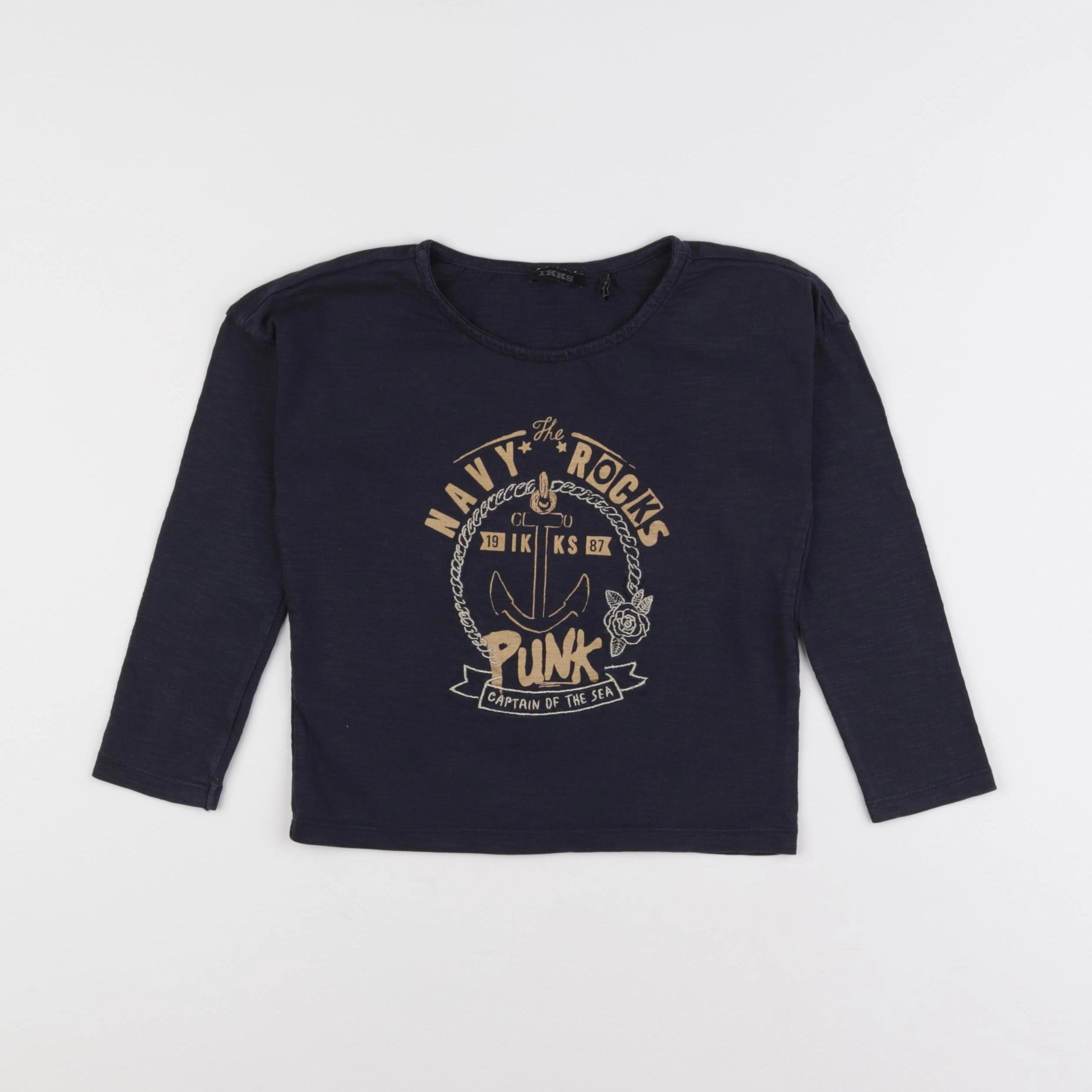 IKKS - tee-shirt bleu - 4 ans
