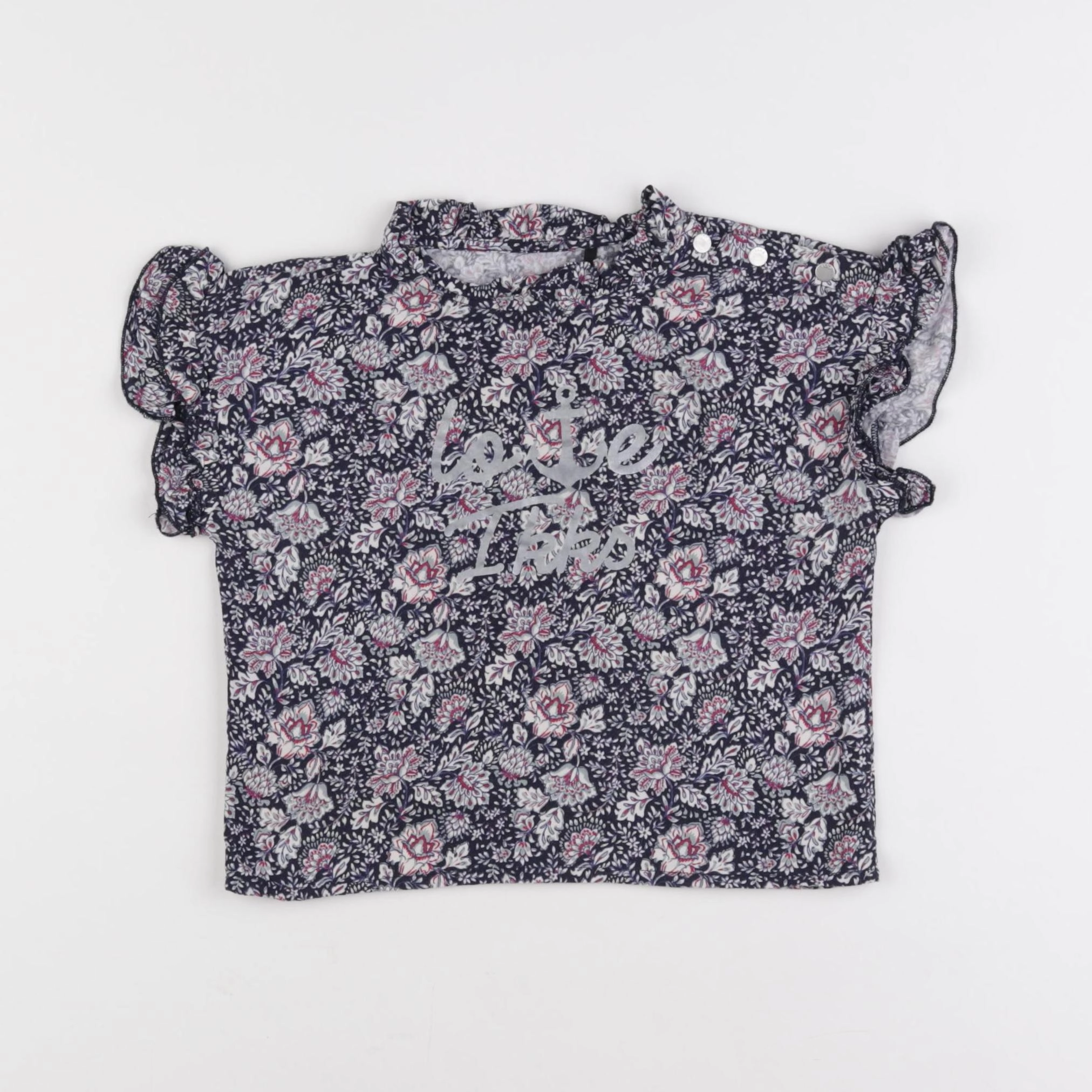 IKKS - blouse bleu - 4 ans