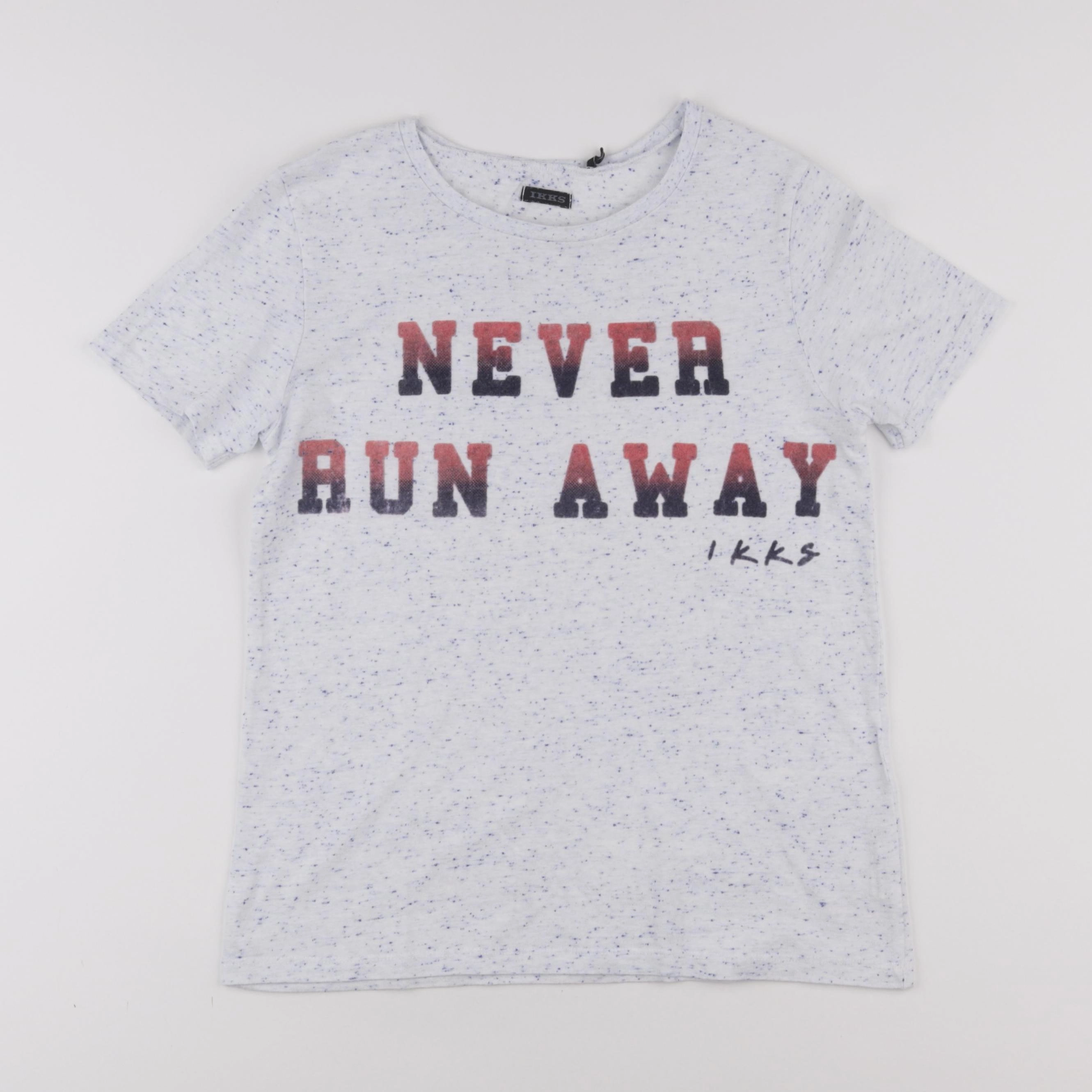 IKKS - tee-shirt gris - 10 ans