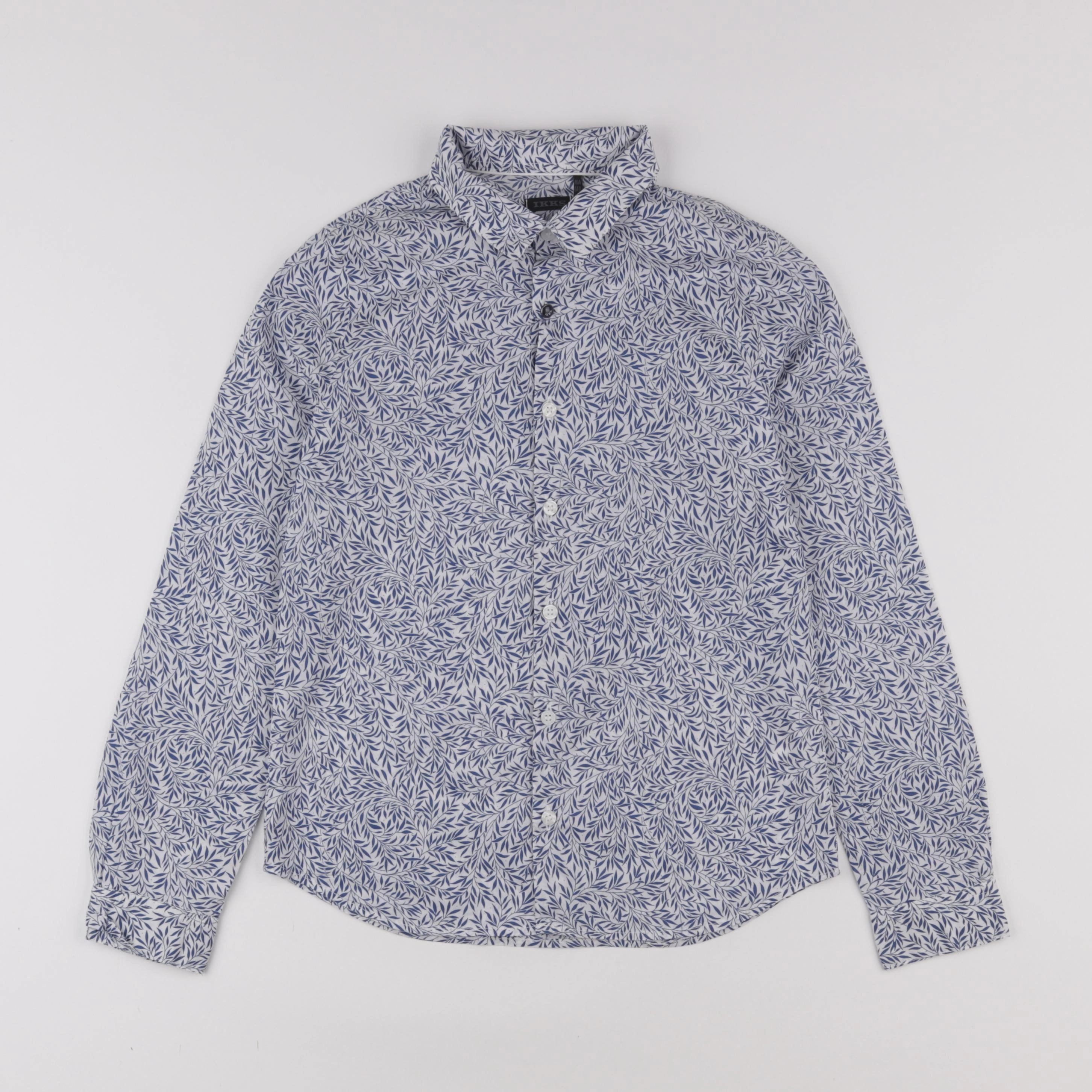 IKKS - tee-shirt bleu, blanc - 10 ans