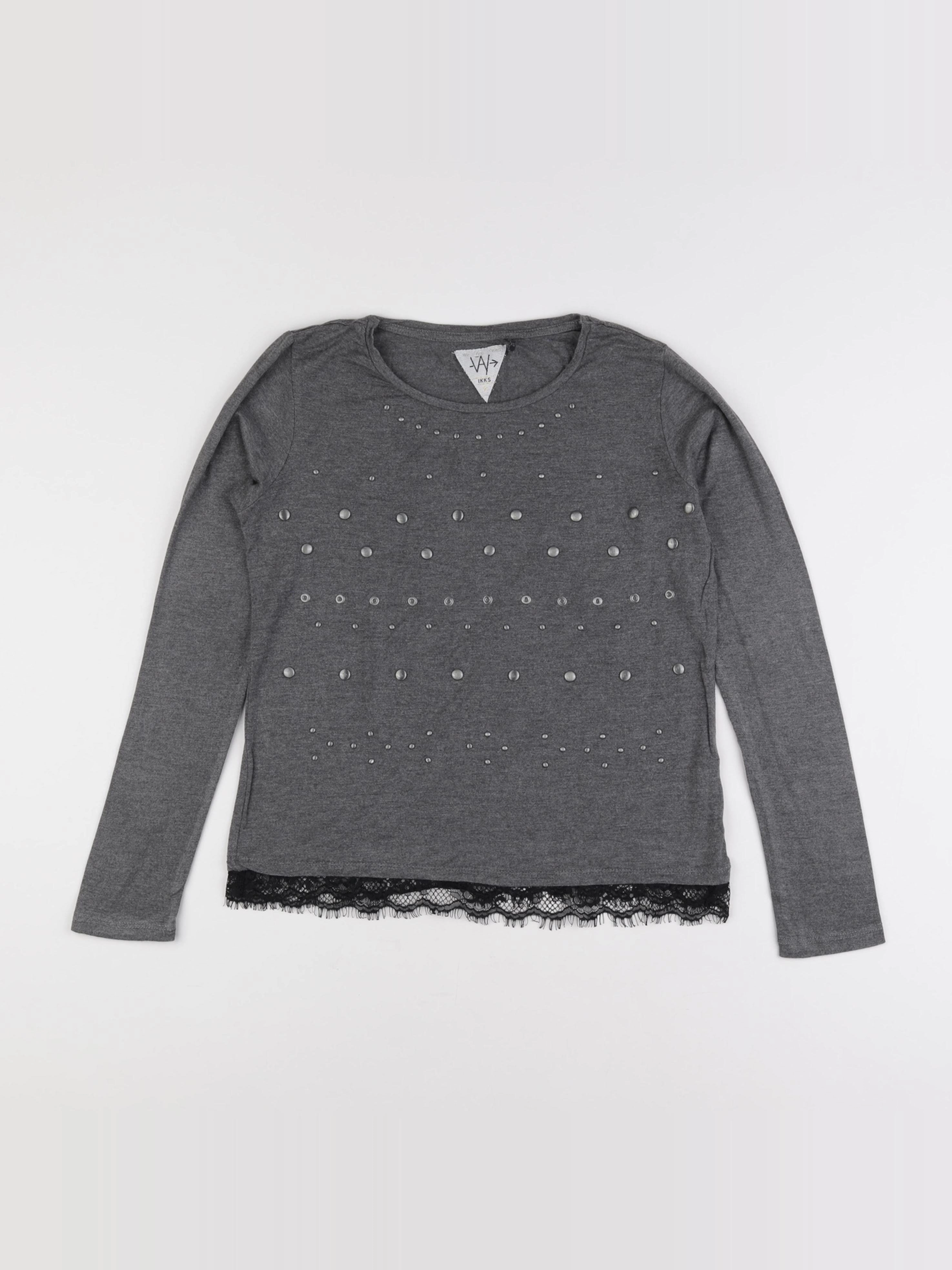 IKKS - tee-shirt gris - 12 ans