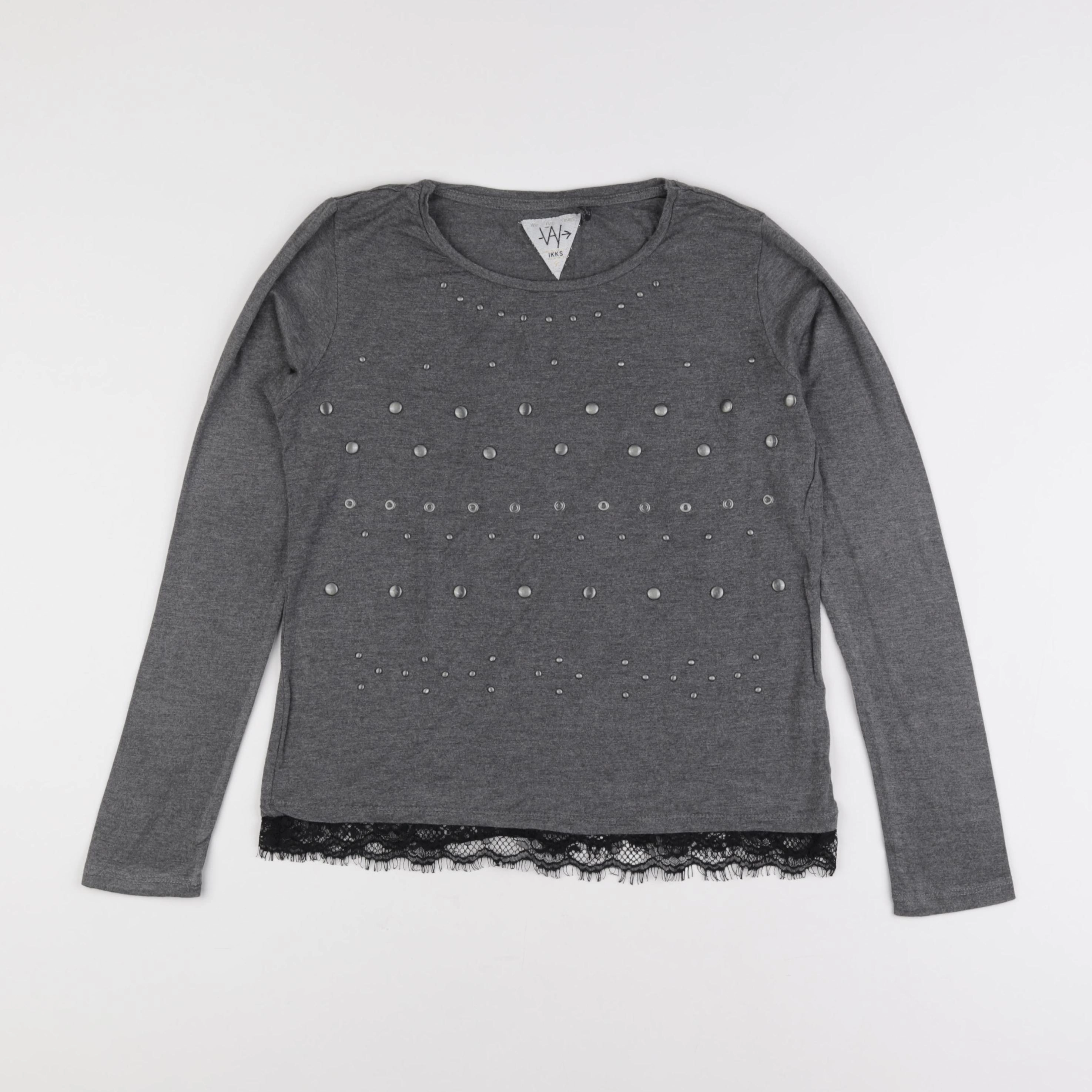 IKKS - tee-shirt gris - 12 ans