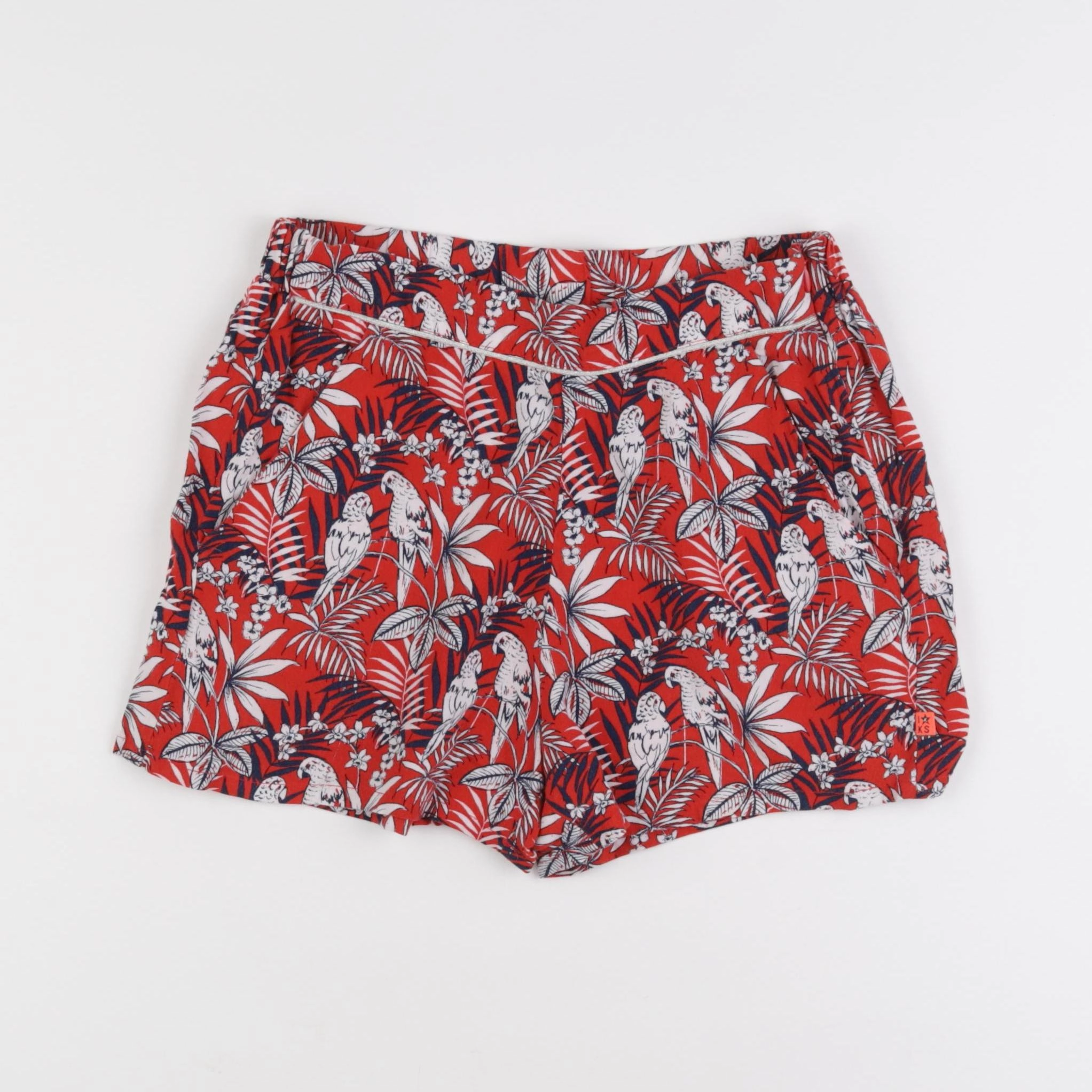 IKKS - short rouge, bleu - 10 ans
