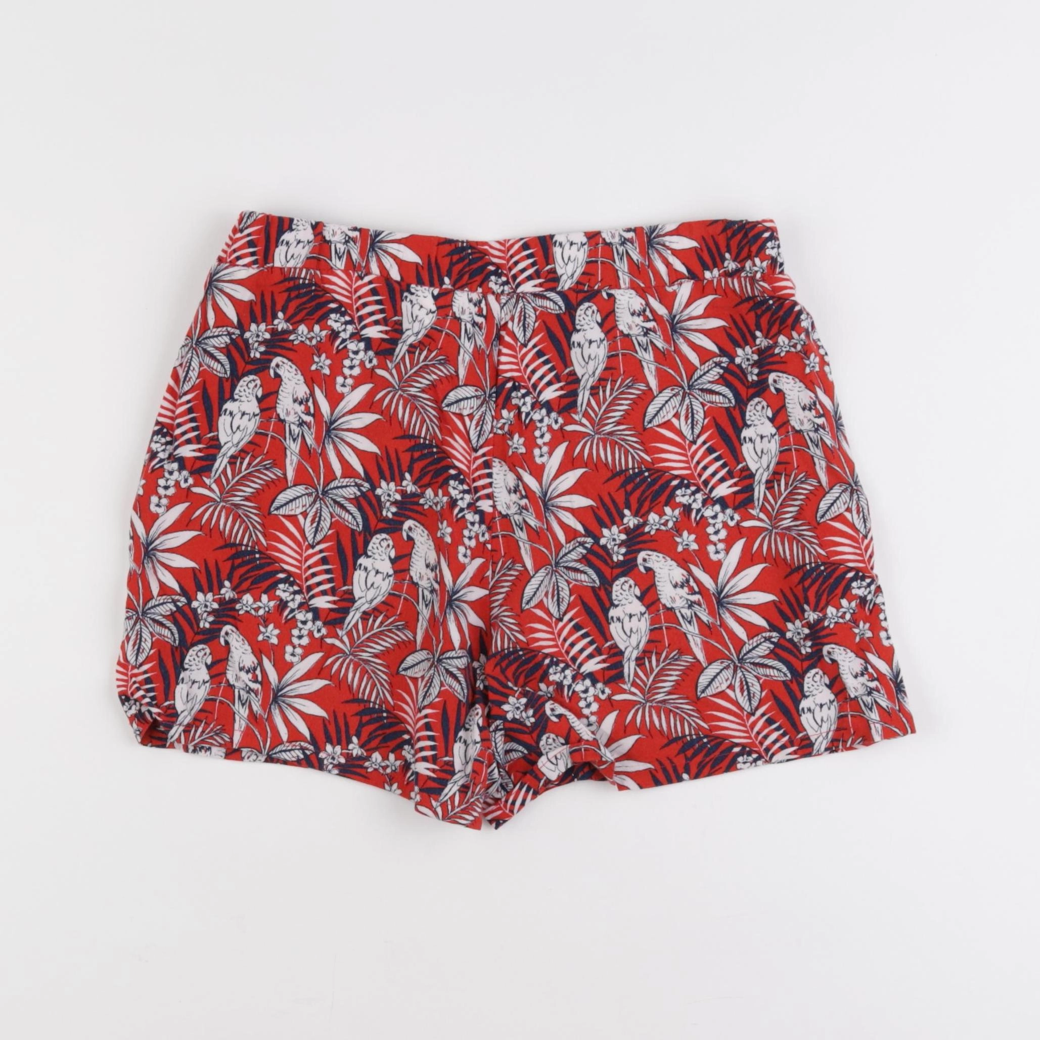 IKKS - short rouge, bleu - 10 ans