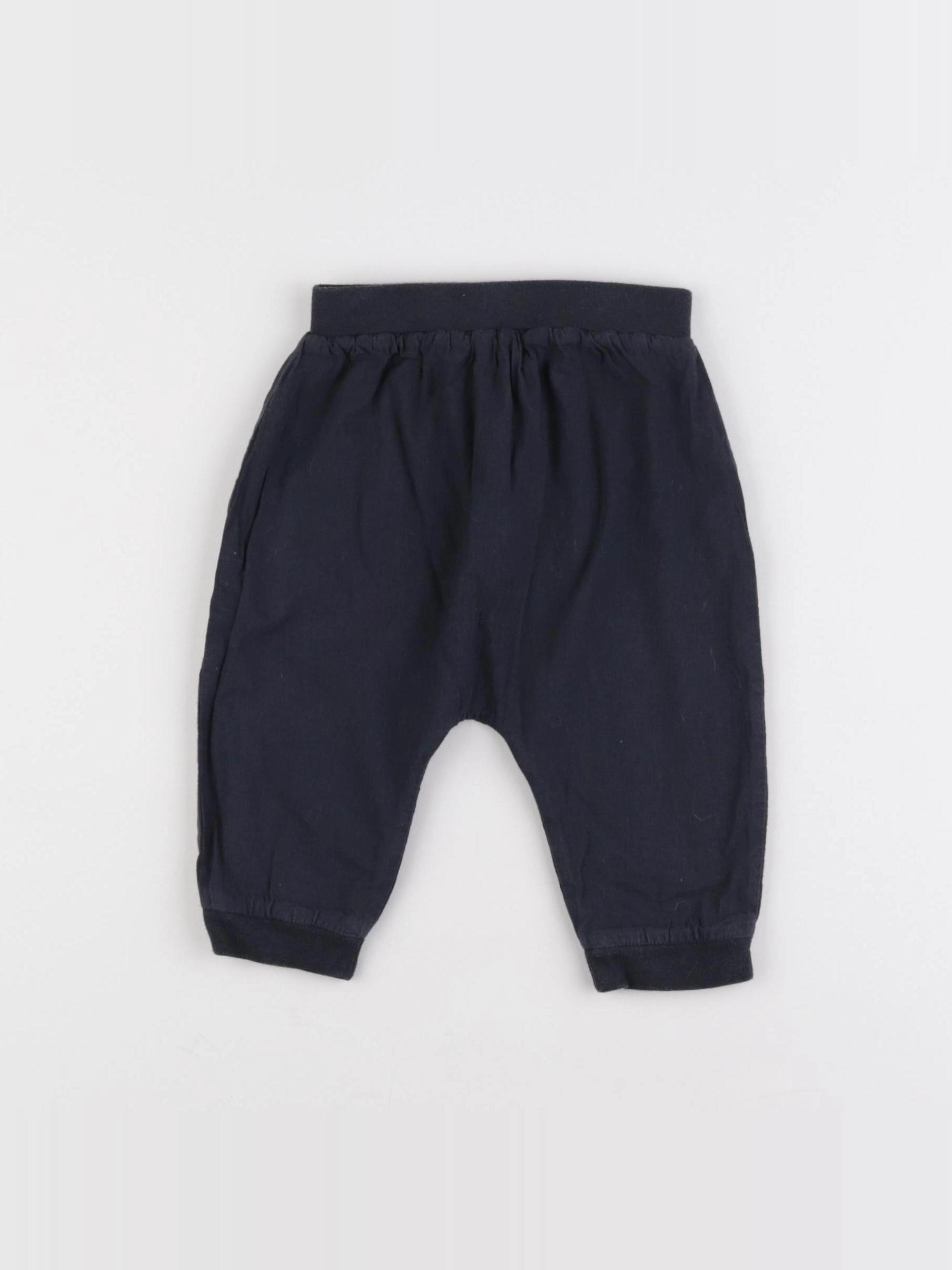Boutchou - sarouel doublé bleu - 6 mois