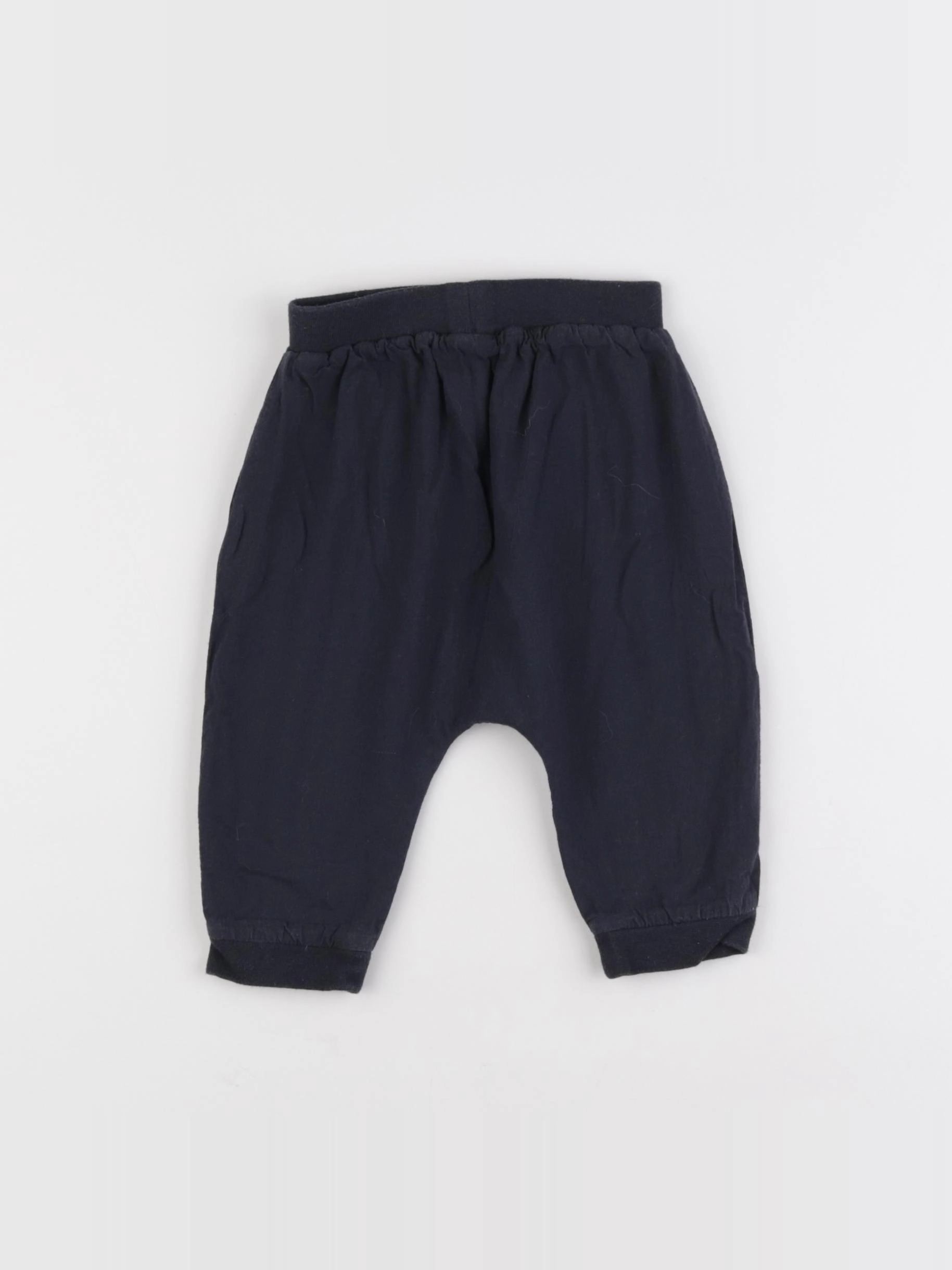 Boutchou - sarouel doublé bleu - 6 mois
