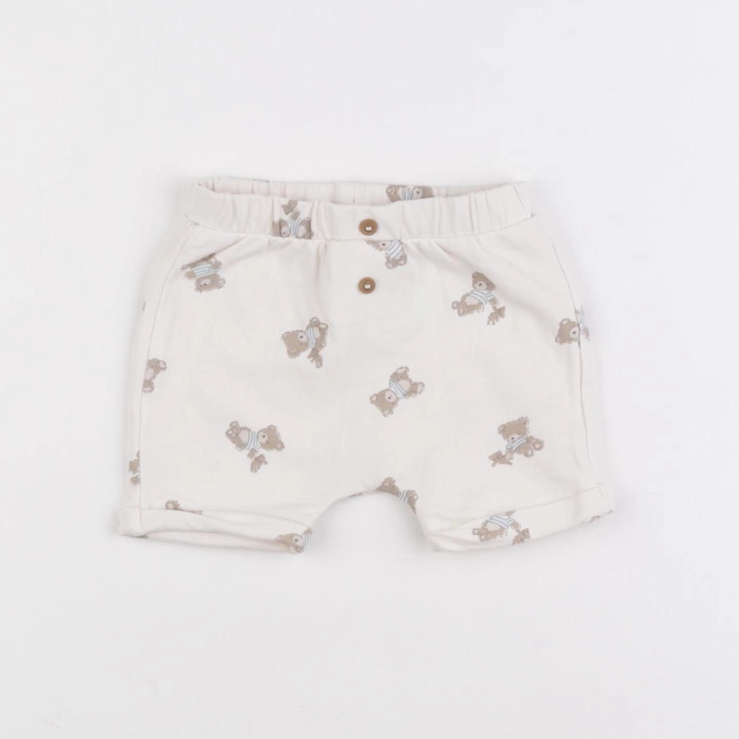 H&M - short beige - 1/3 mois