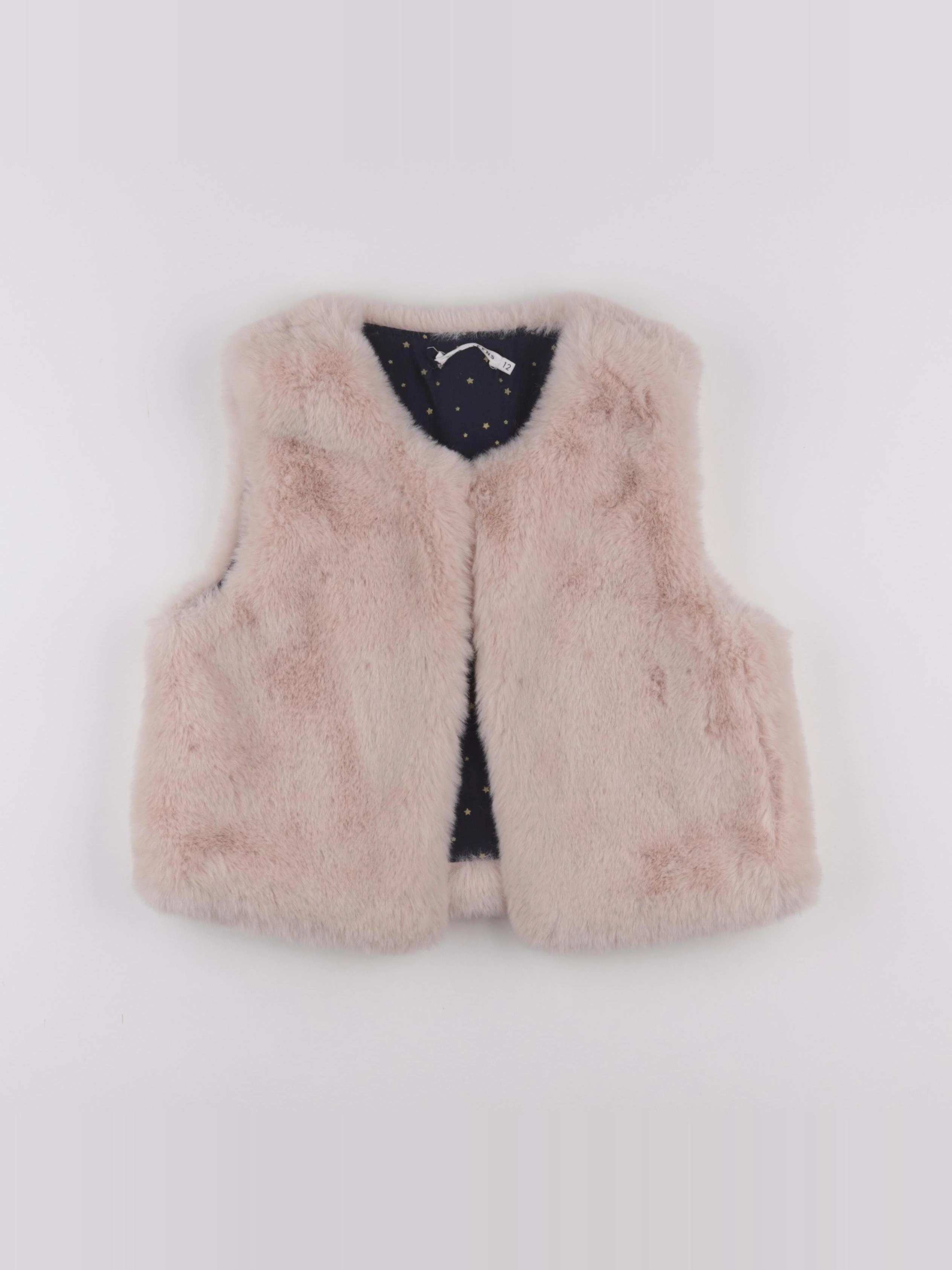 Monoprix - gilet rose - 12 ans