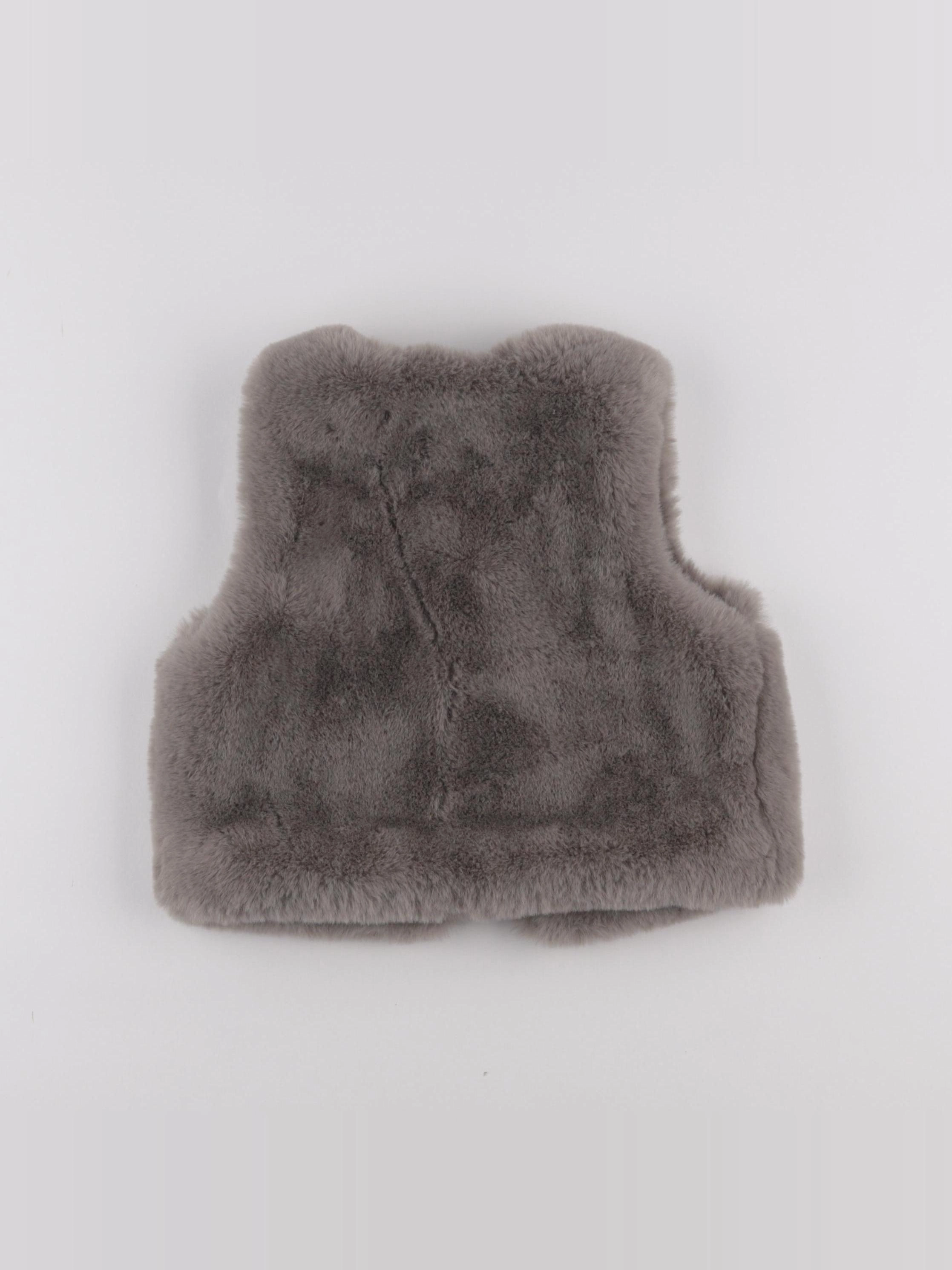 Monoprix - gilet gris - 6 ans