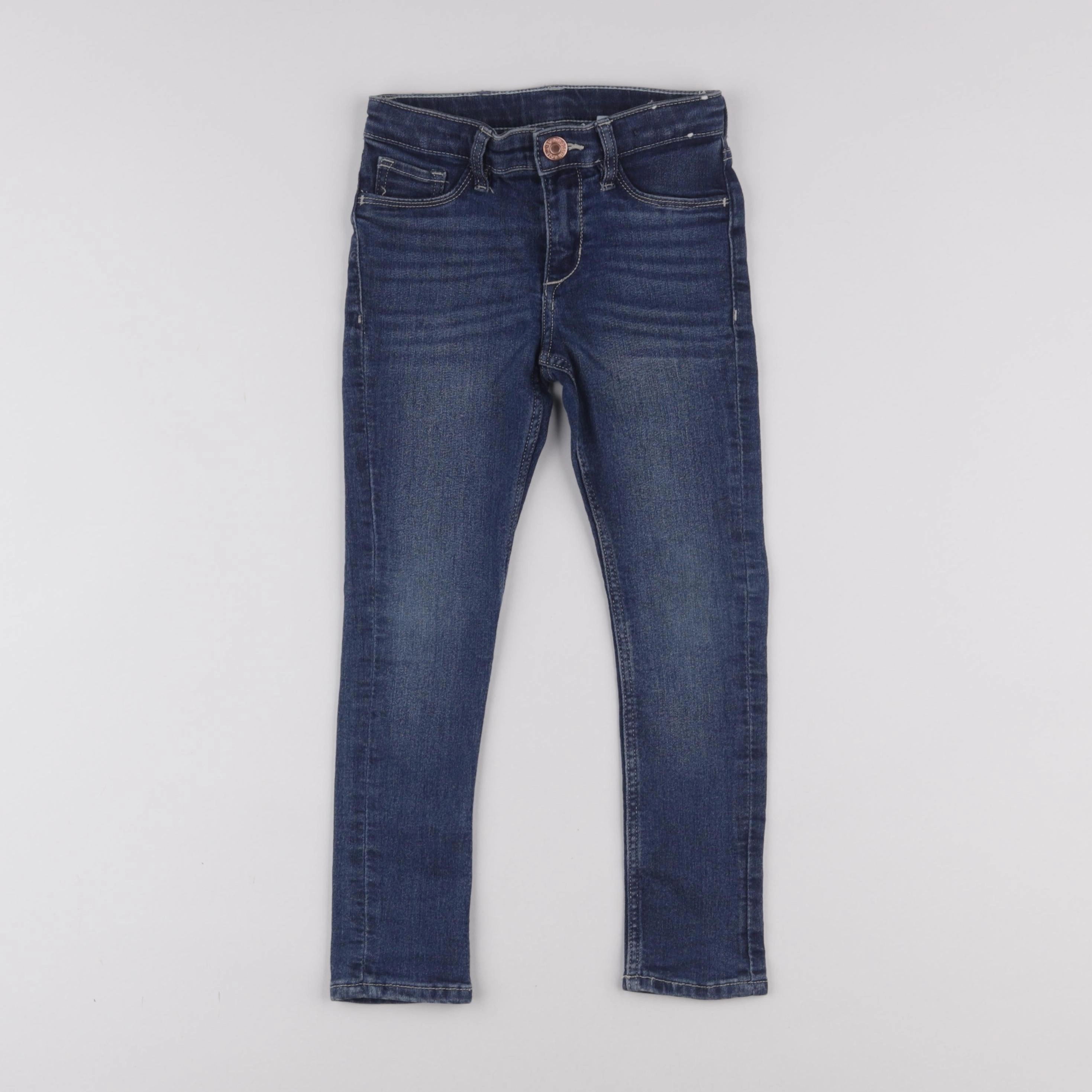 H&M - jean bleu - 4/5 ans
